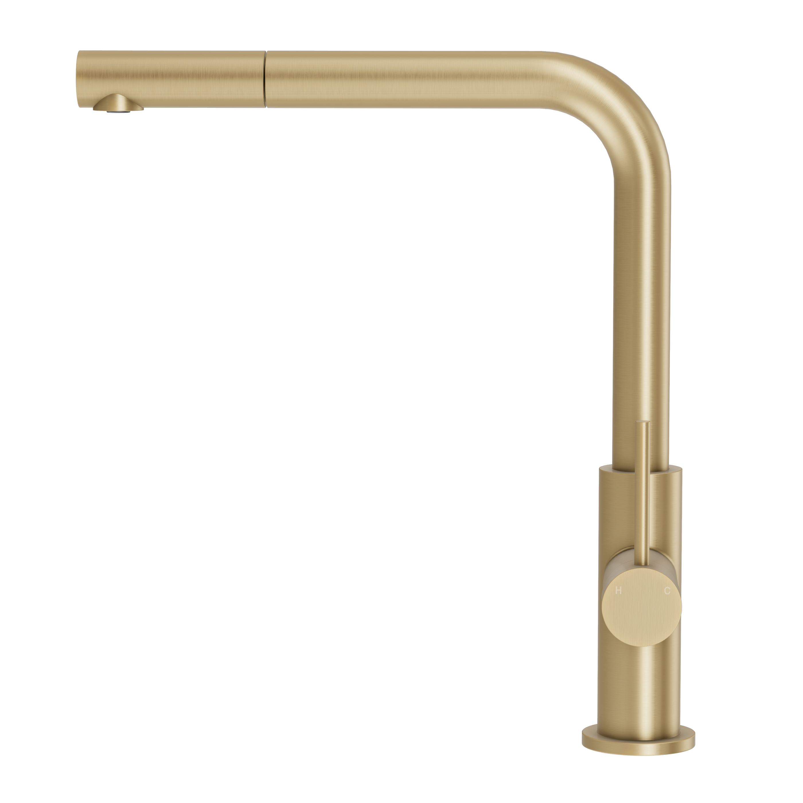 Haven Laundry Pull Out Mixer - Brushed Brass