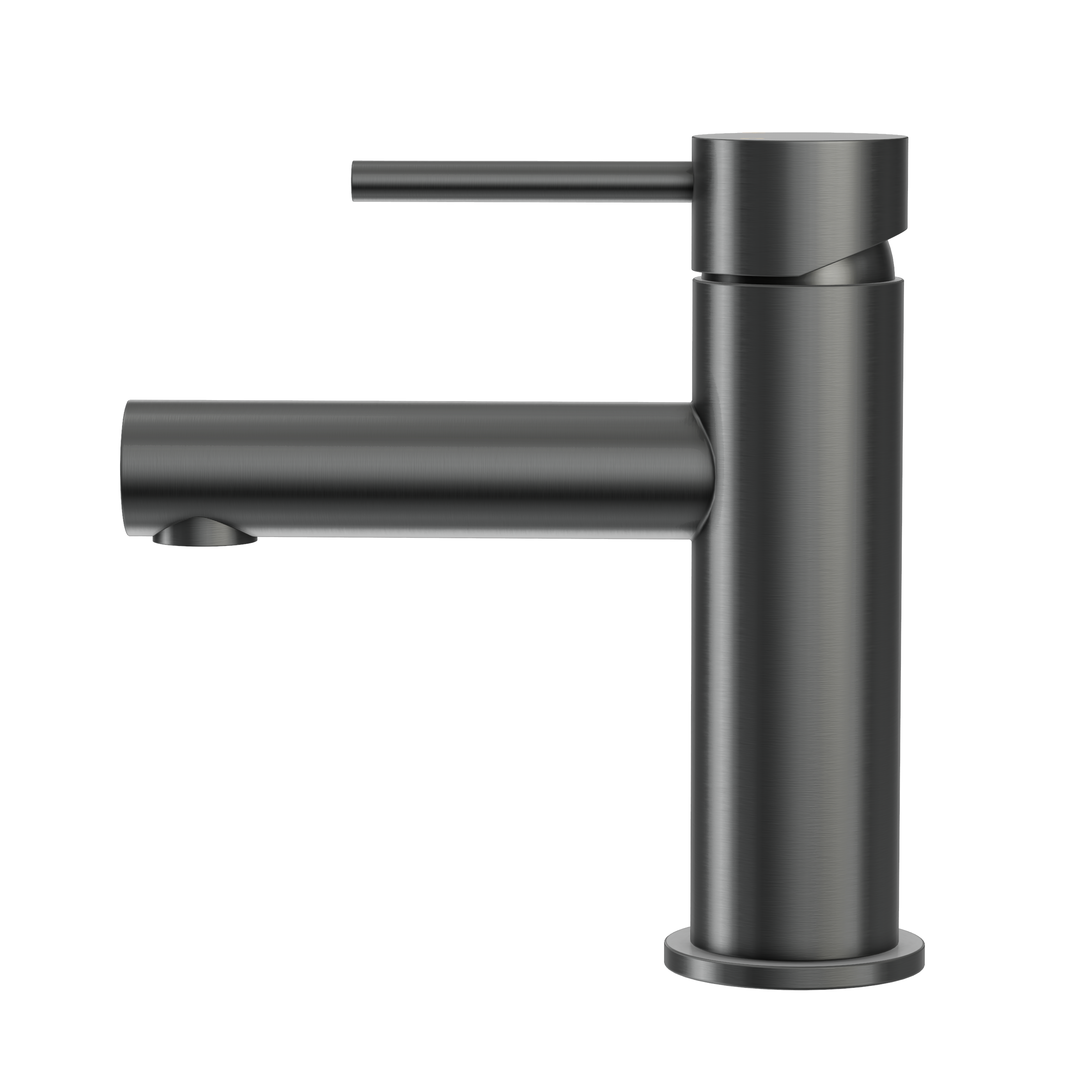 Haven Short Basin Mixer - Gun Metal