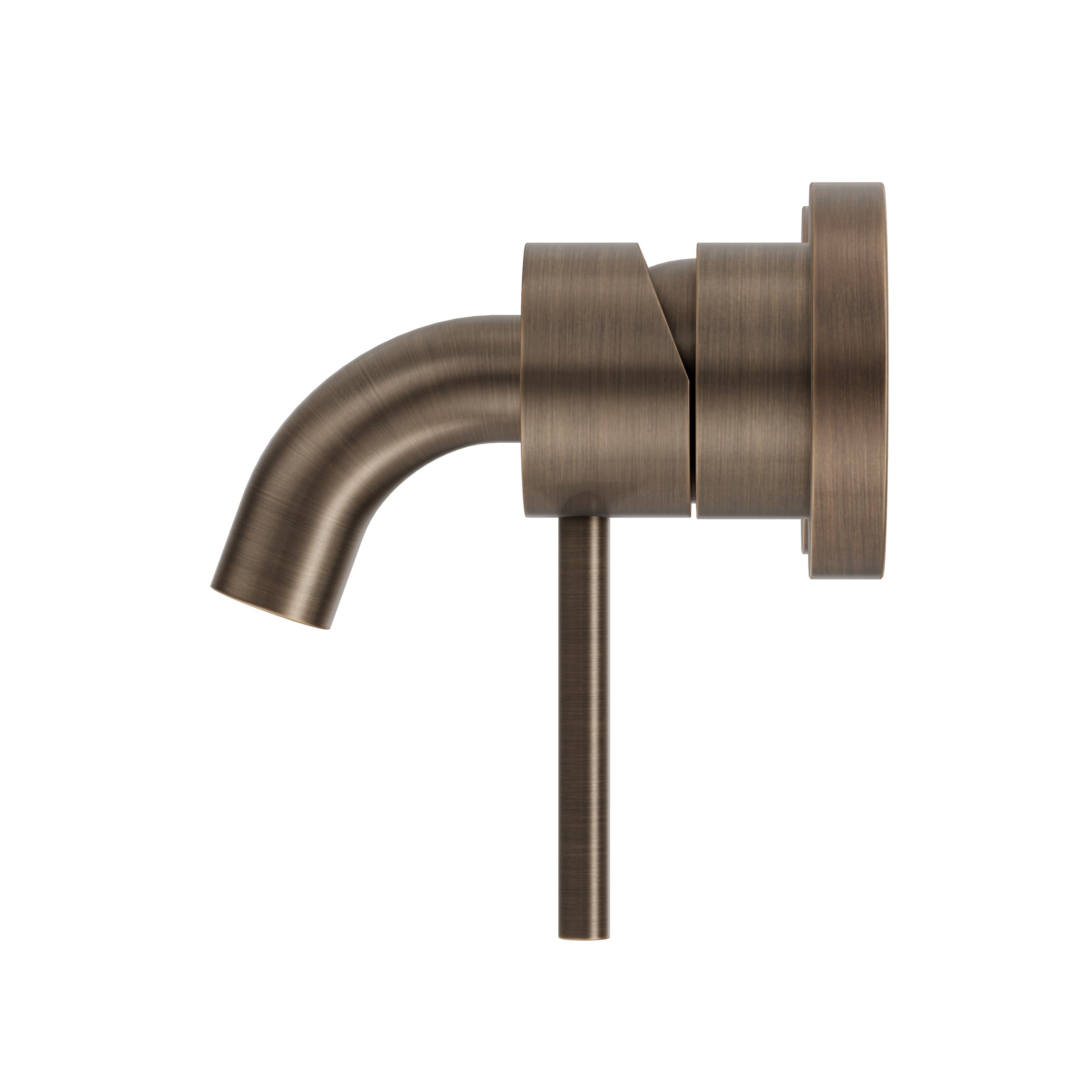 Haven Short Wall Mixer and Tap - Antique Brass