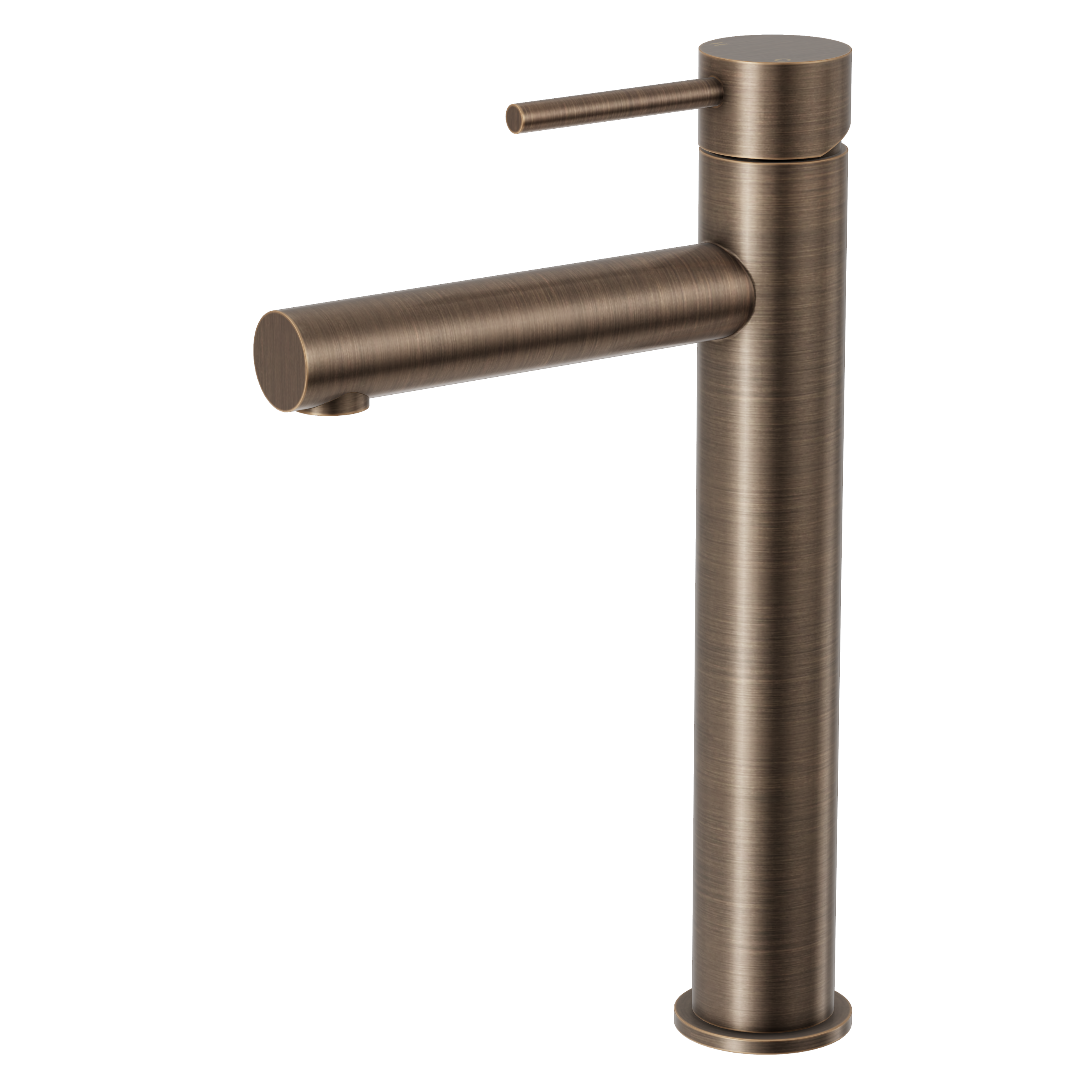 Haven Tall Basin Mixer - Antique Brass