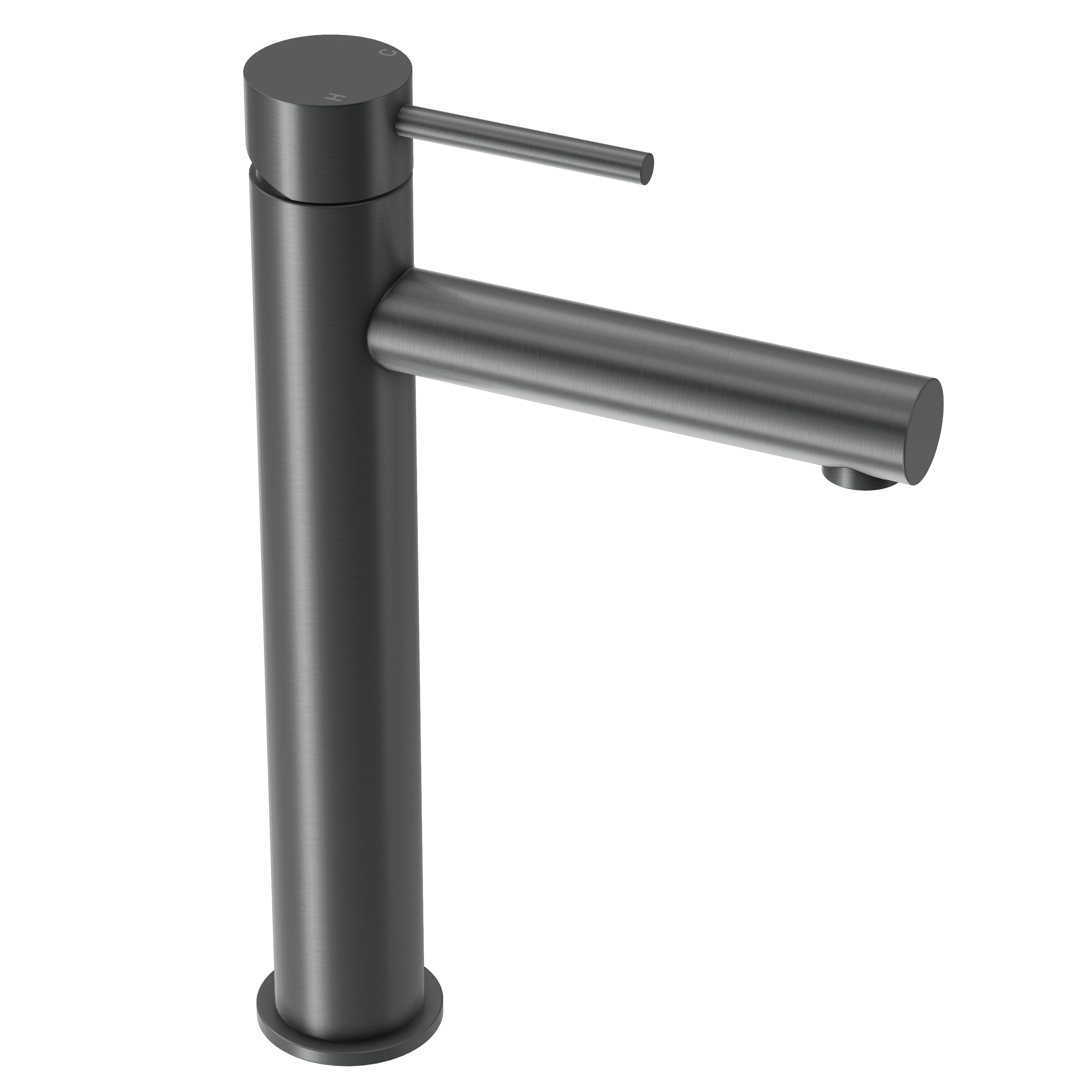 Haven Tall Basin Mixer - Gun Metal Brushed