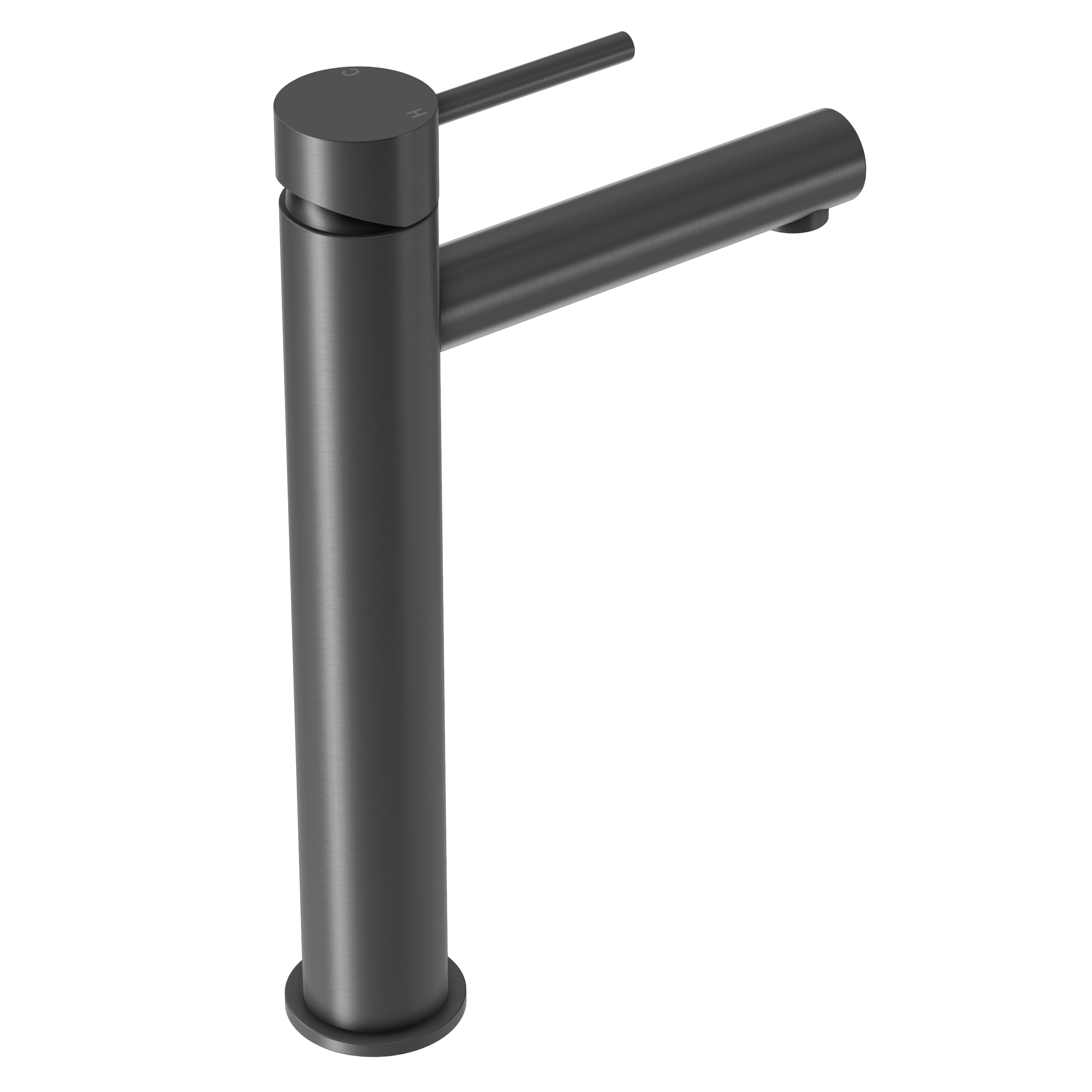 Haven Tall Basin Mixer - Gun Metal Brushed