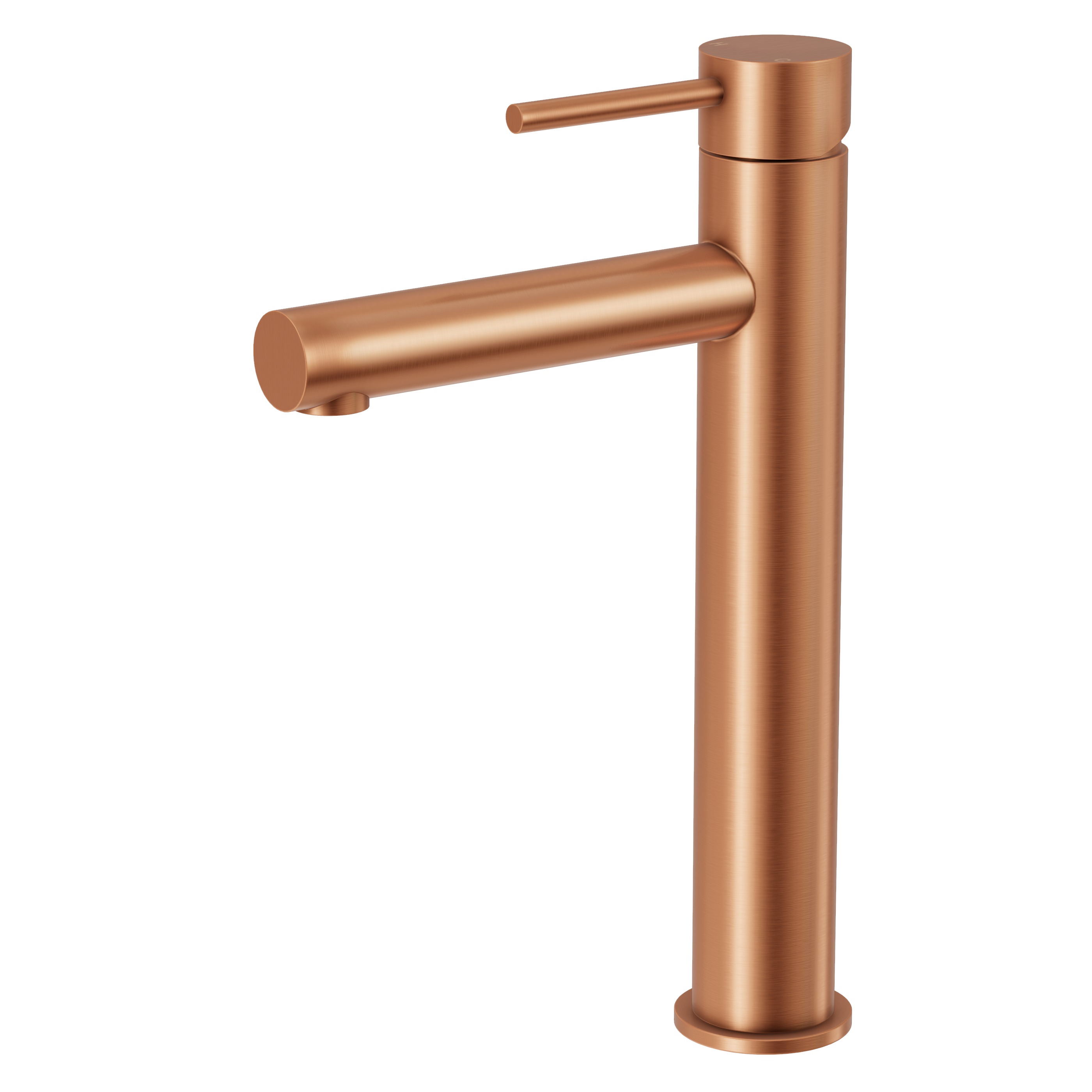 Haven Tall Basin Mixer - Brushed Copper