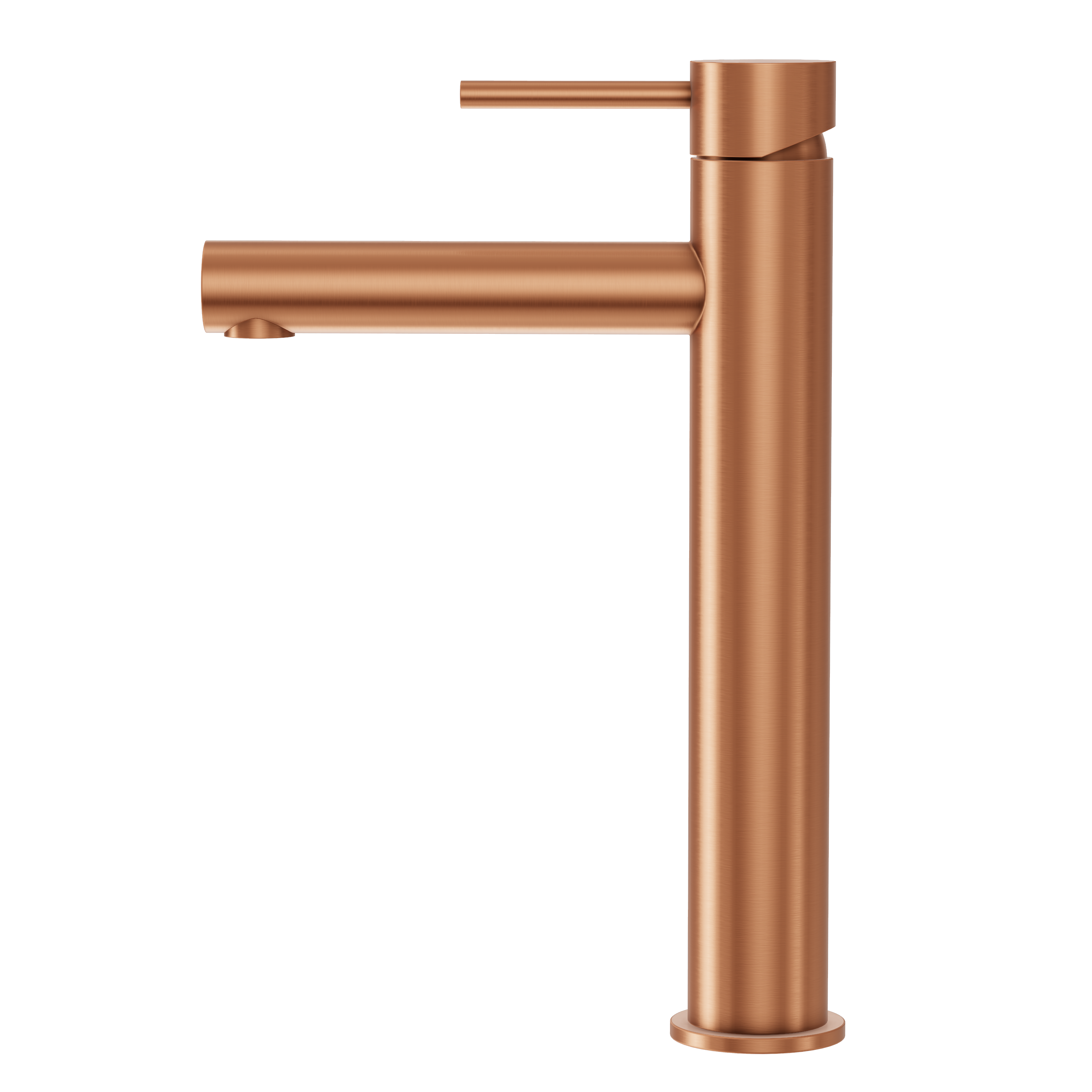Haven Tall Basin Mixer - Brushed Copper
