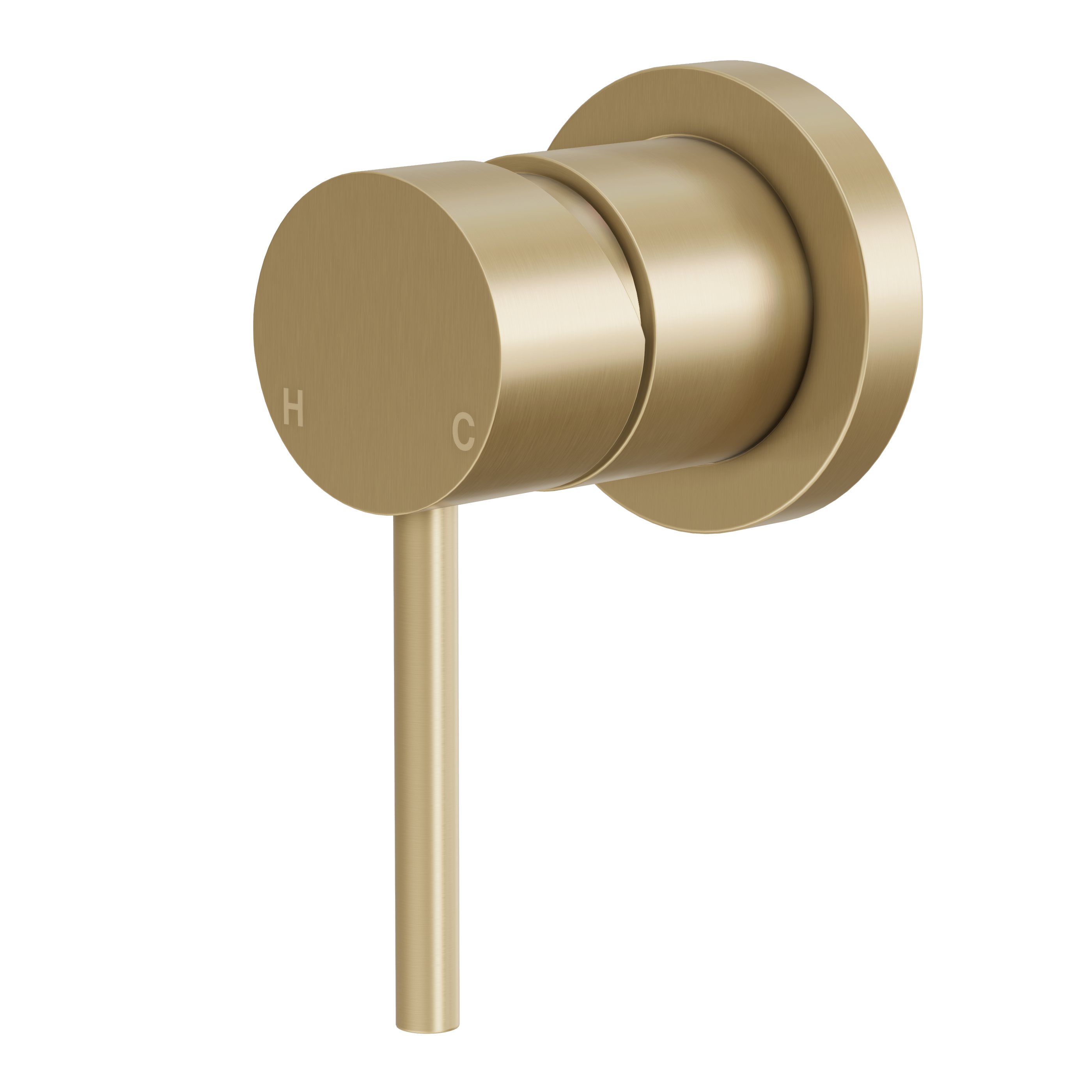 Haven Wall Mixer - Brushed Brass