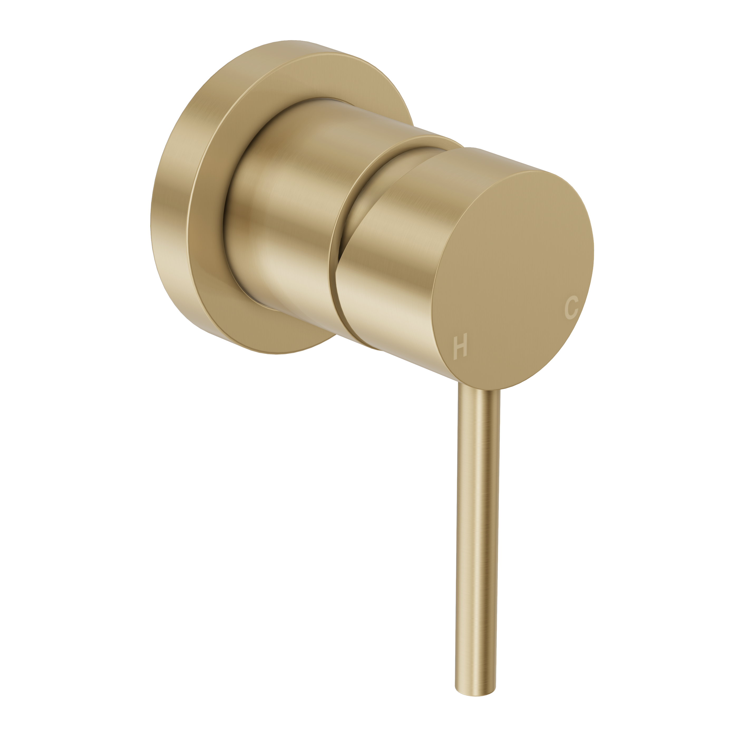 Haven Wall Mixer - Brushed Brass