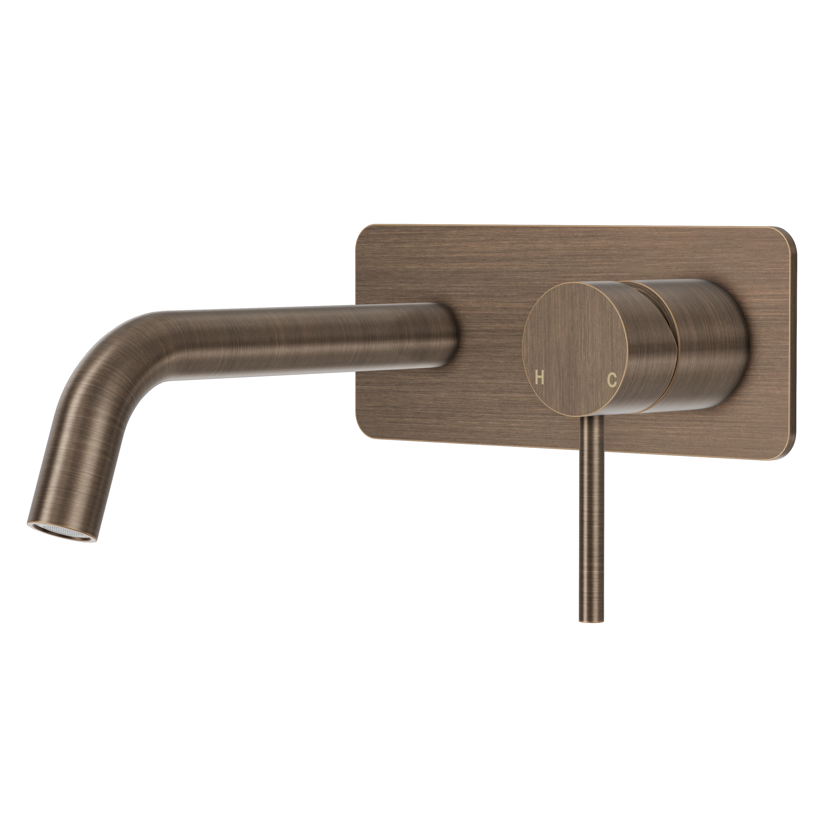 Haven Wall Mixer Tap - Antique Brass