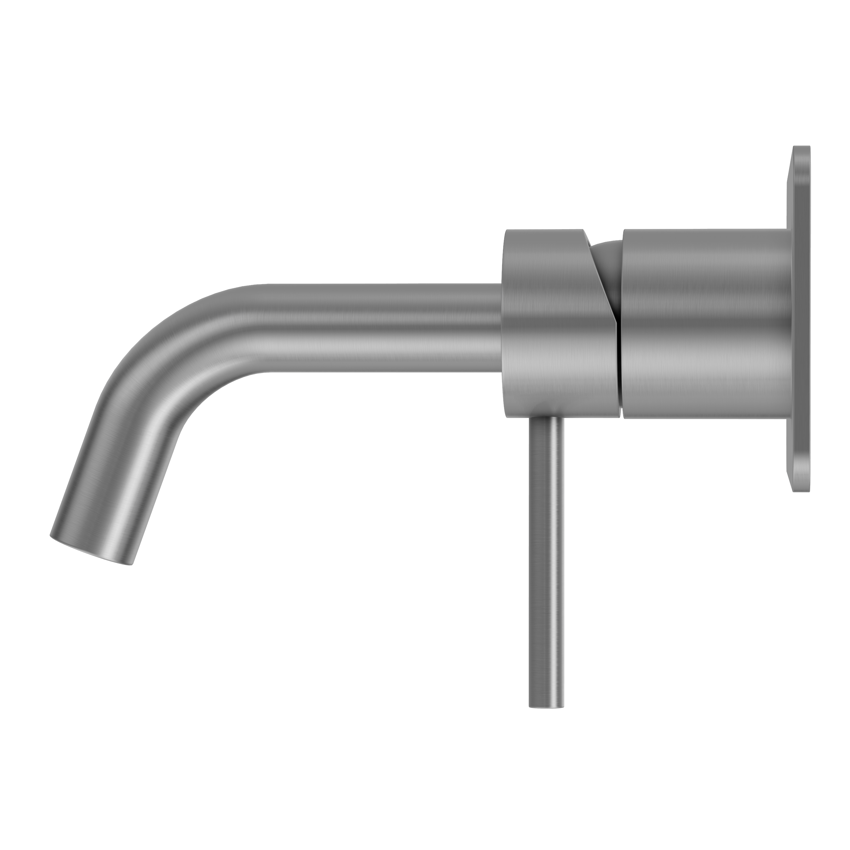 Haven Wall Mixer Tap - Brushed Nickel