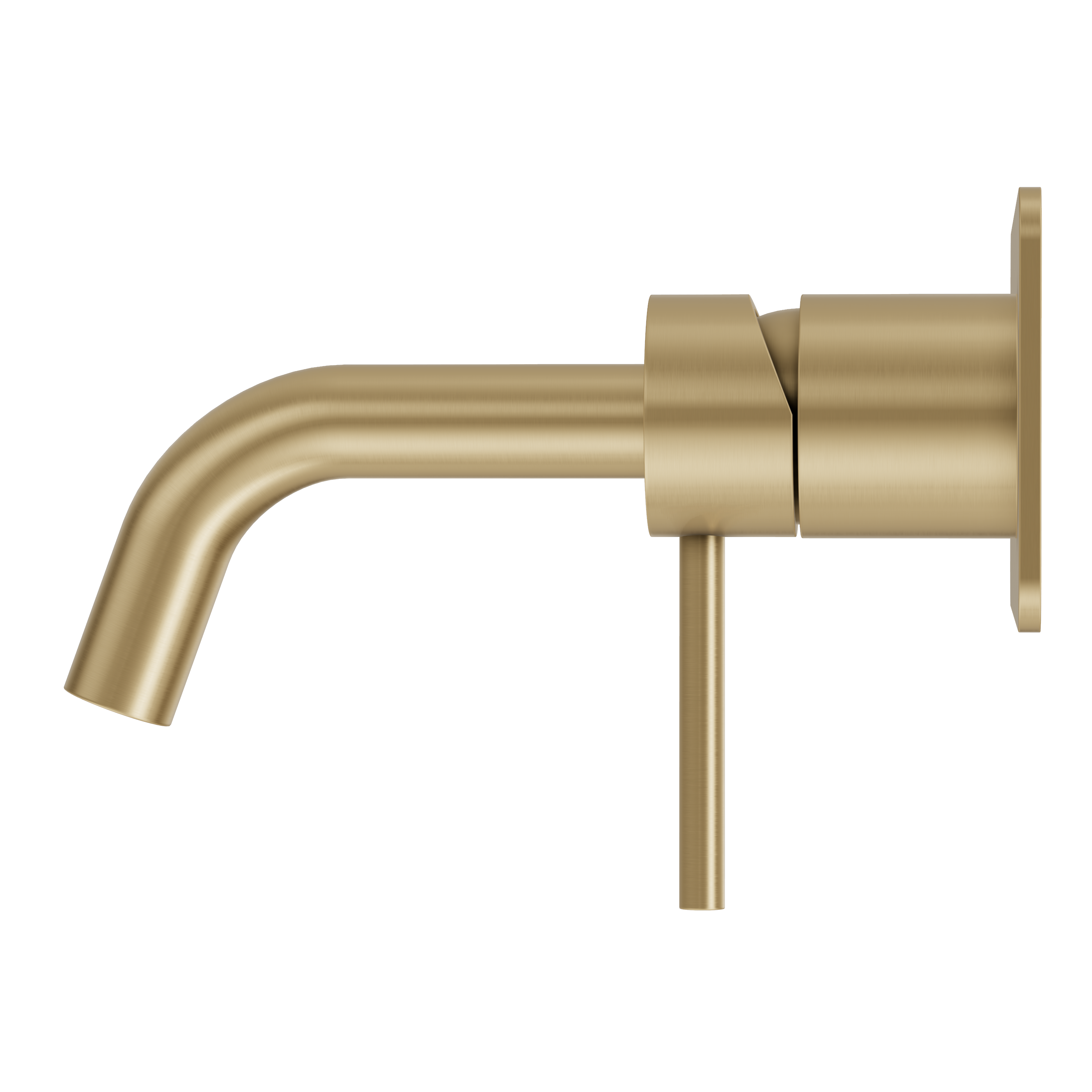 Haven Wall Mixer Tap - Brushed Brass