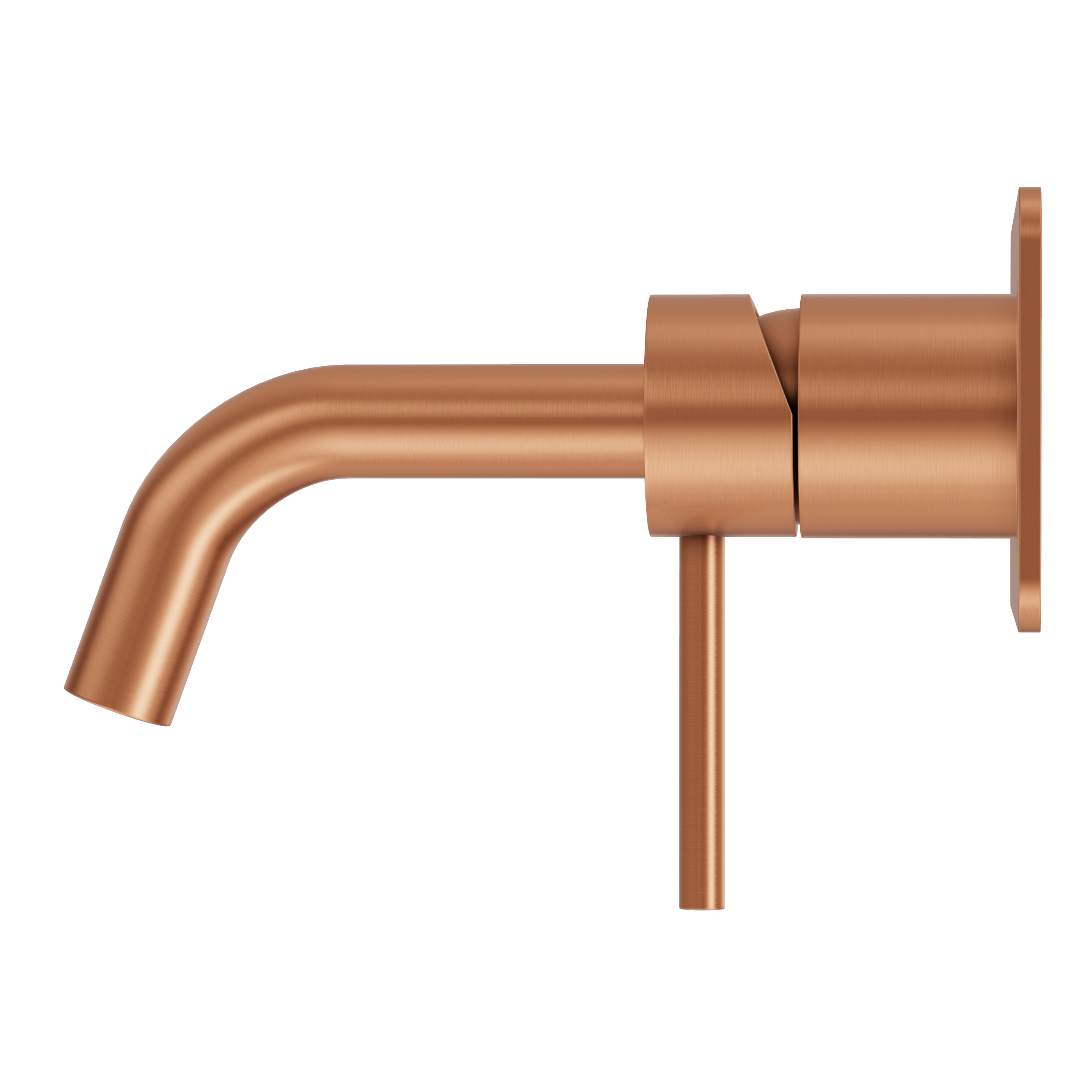 Haven Wall Mixer Tap - Brushed Copper
