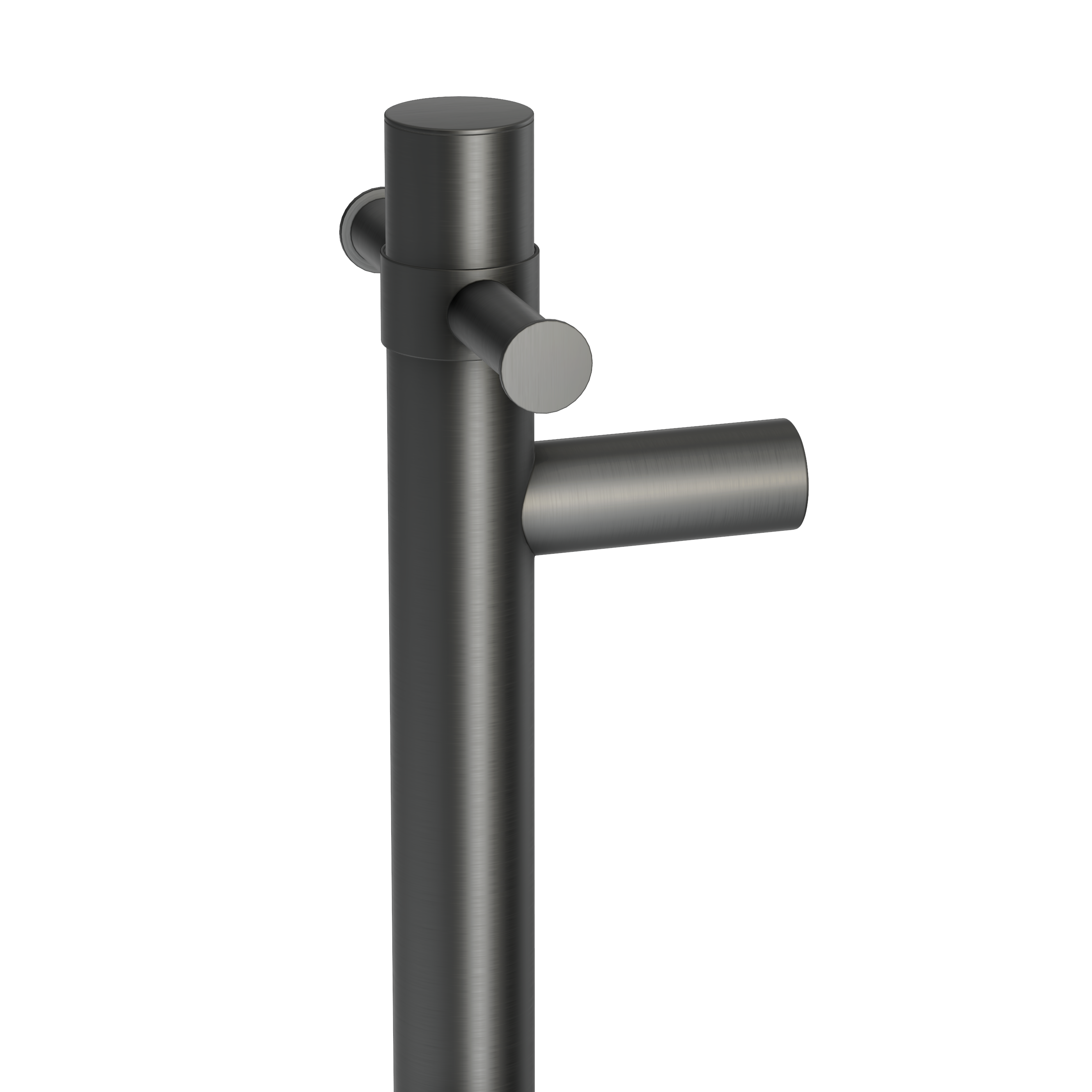 Heated Towel Rail - Gun Metal Brushed
