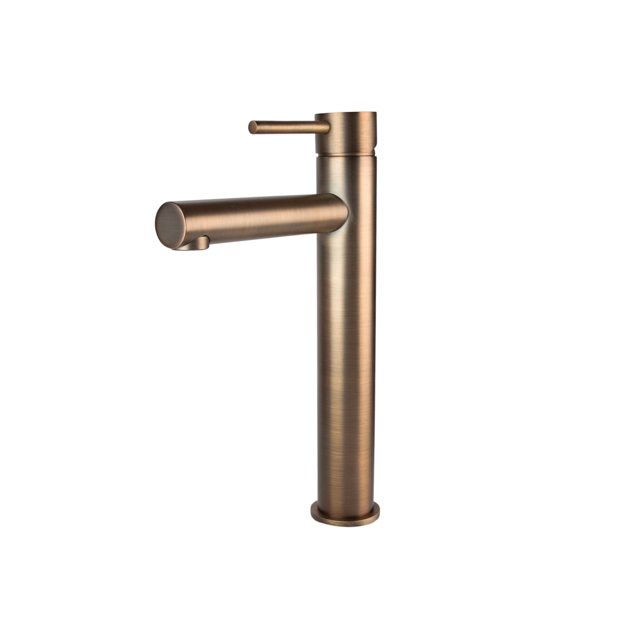 Haven Tall Basin Mixer - Antique Brass