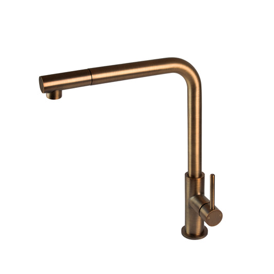 Haven Laundry Pull Out Mixer - Antique Brass