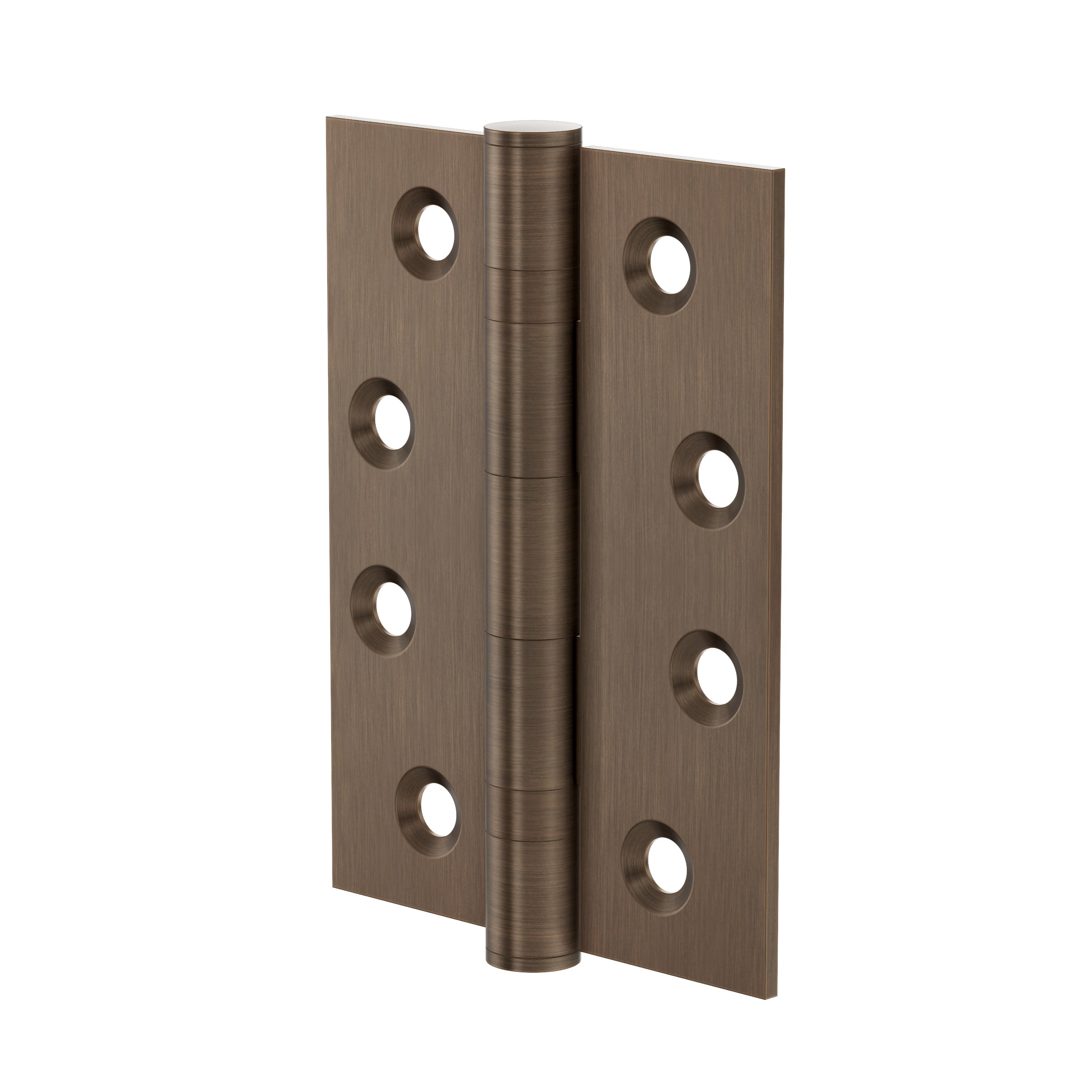Lombardy Ball Bearing Door Hinges (Pair) – Antique Brass