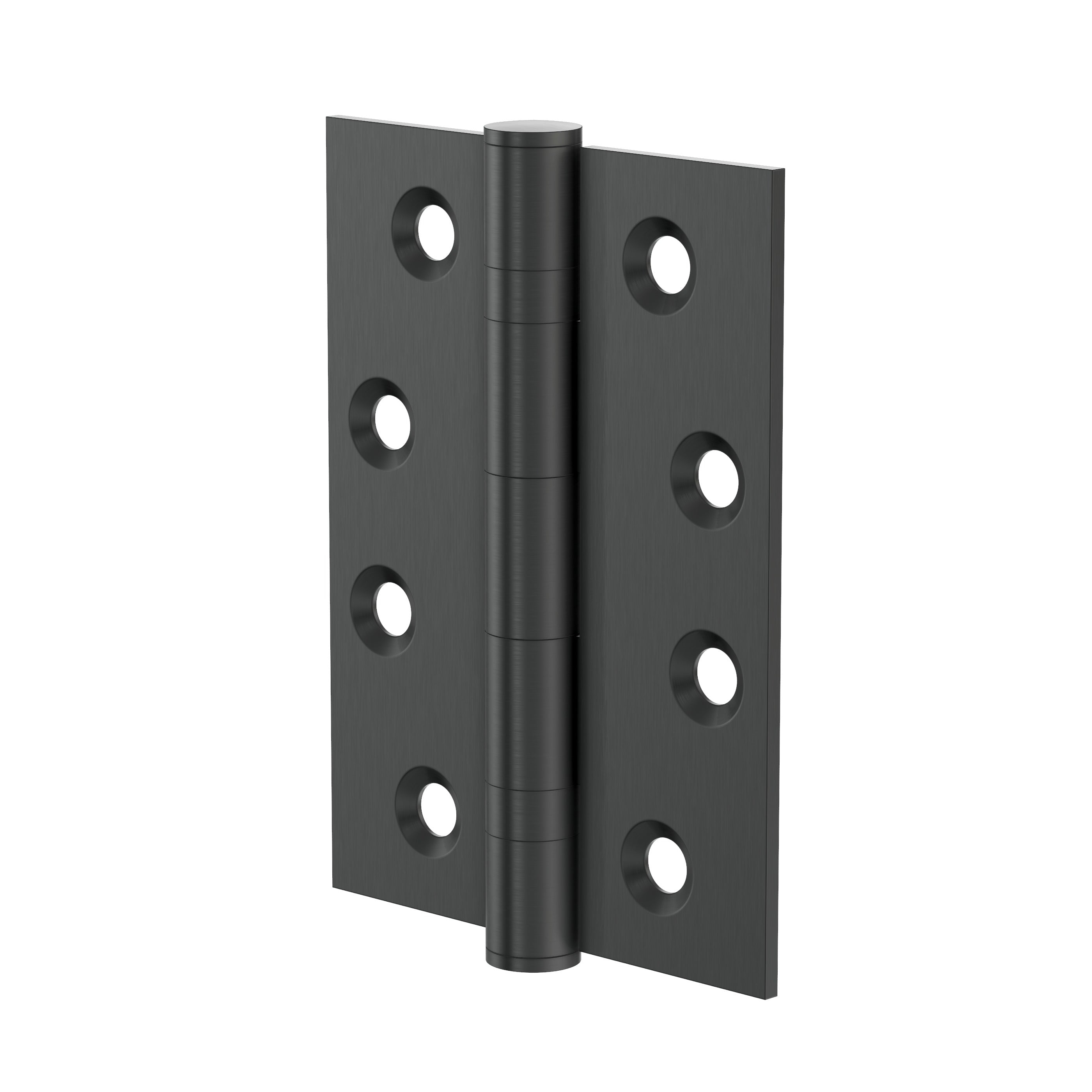 Lombardy Ball Bearing Door Hinges (Pair) – Gun Metal Brushed