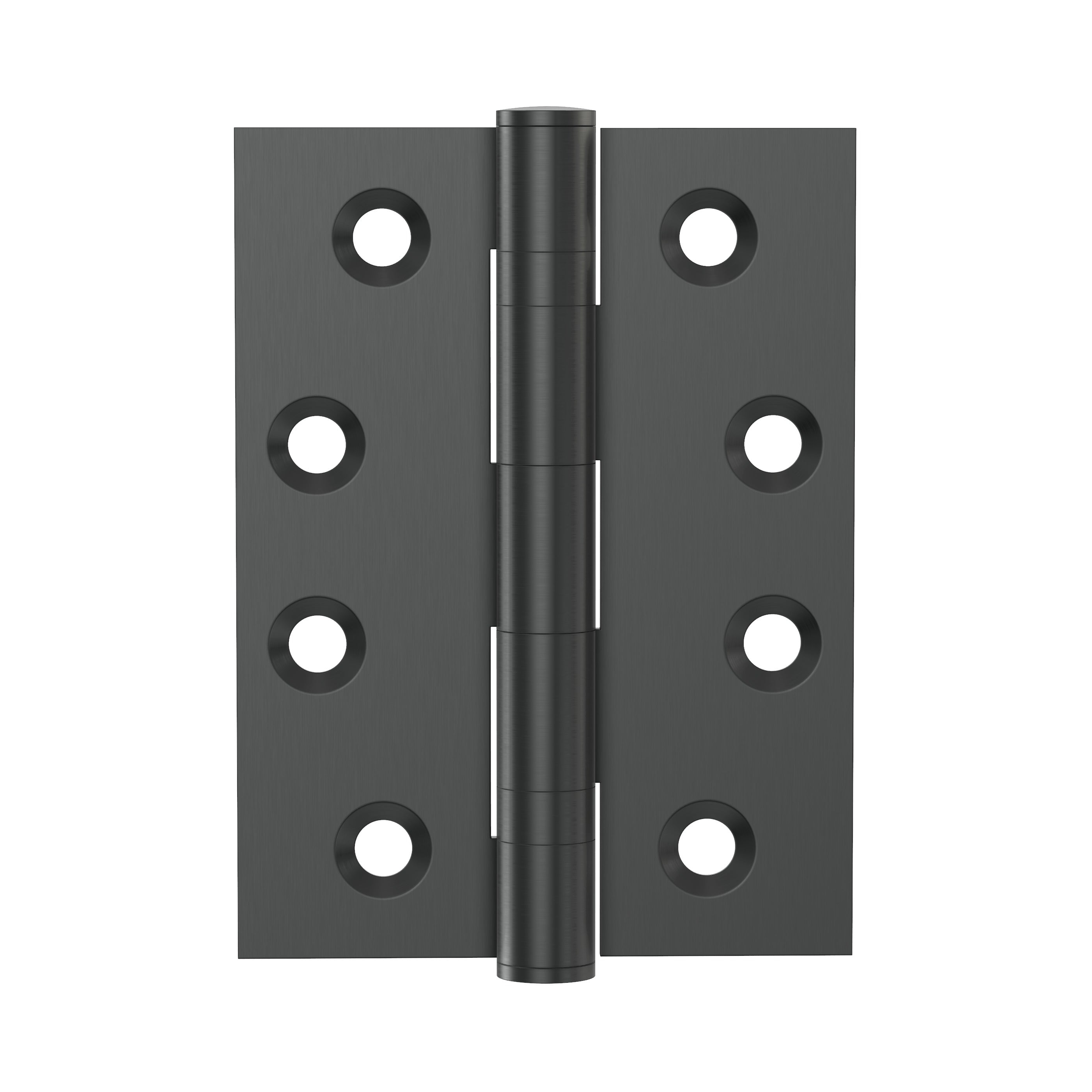 Lombardy Ball Bearing Door Hinges (Pair) – Gun Metal Brushed