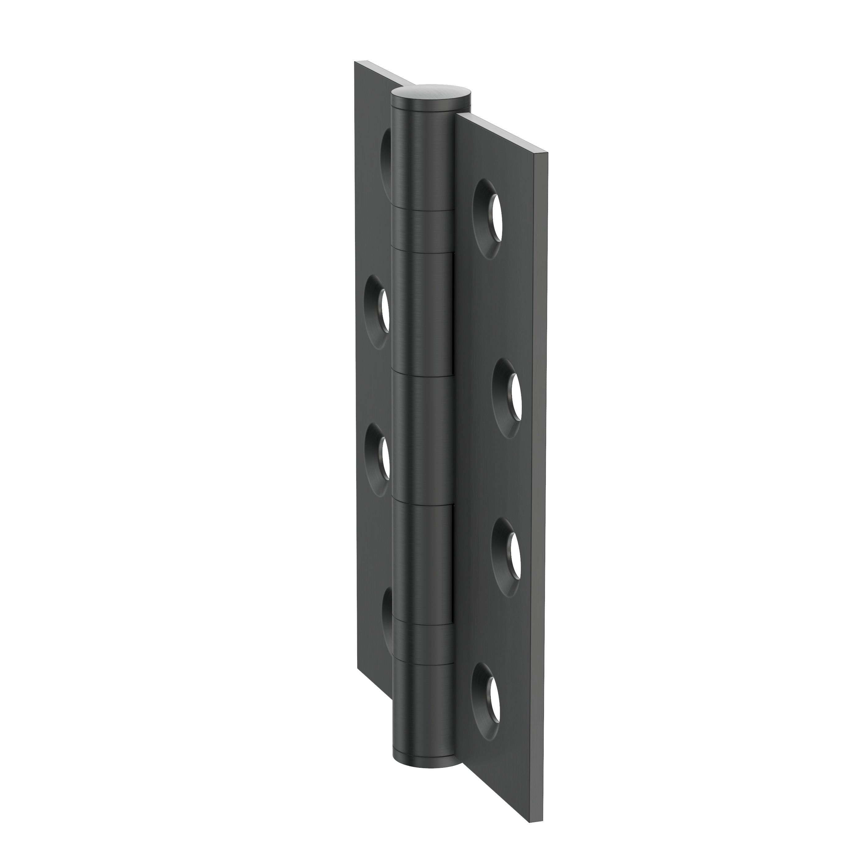 Lombardy Ball Bearing Door Hinges (Pair) – Gun Metal Brushed