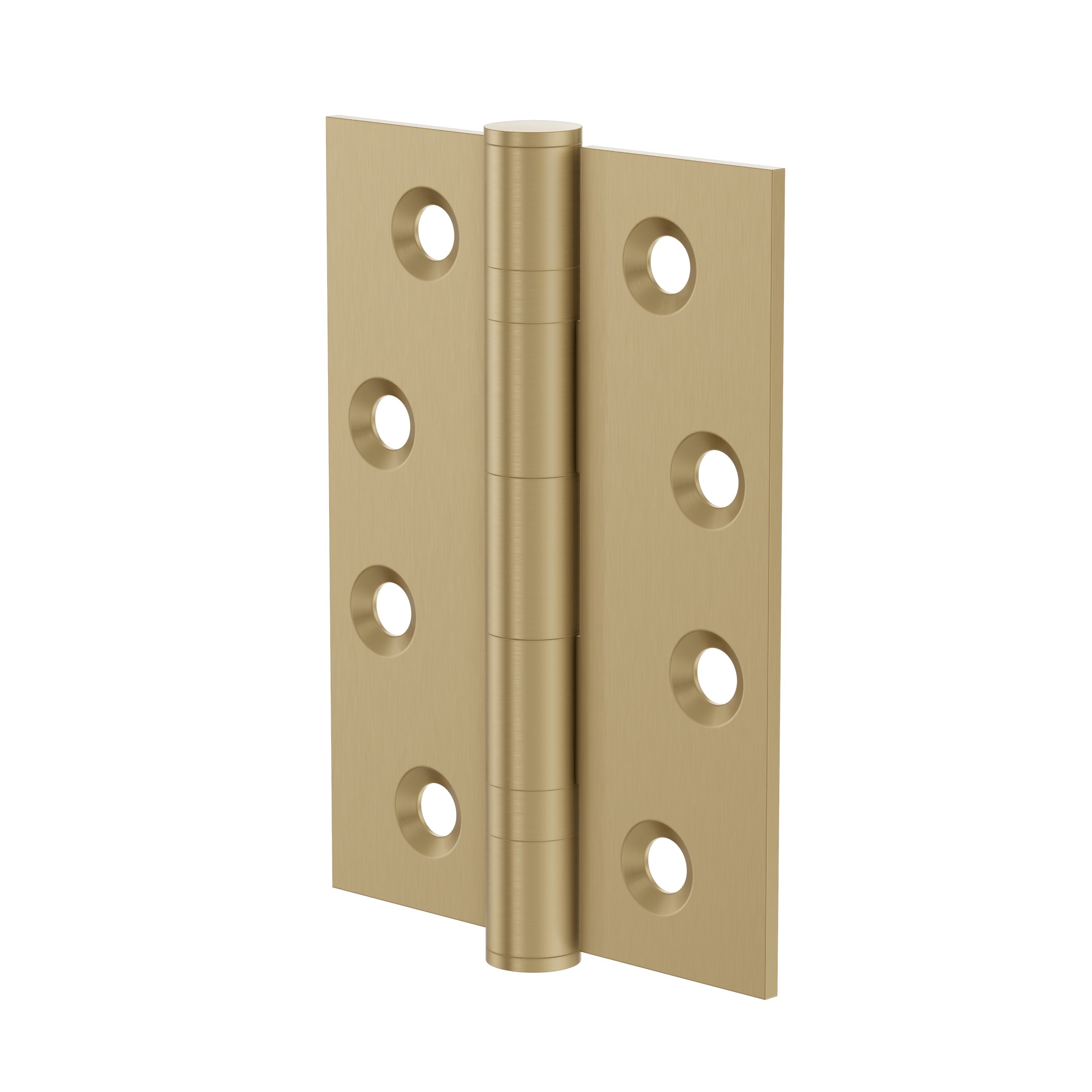 Lombardy Ball Bearing Door Hinges (Pair) – Brushed Brass