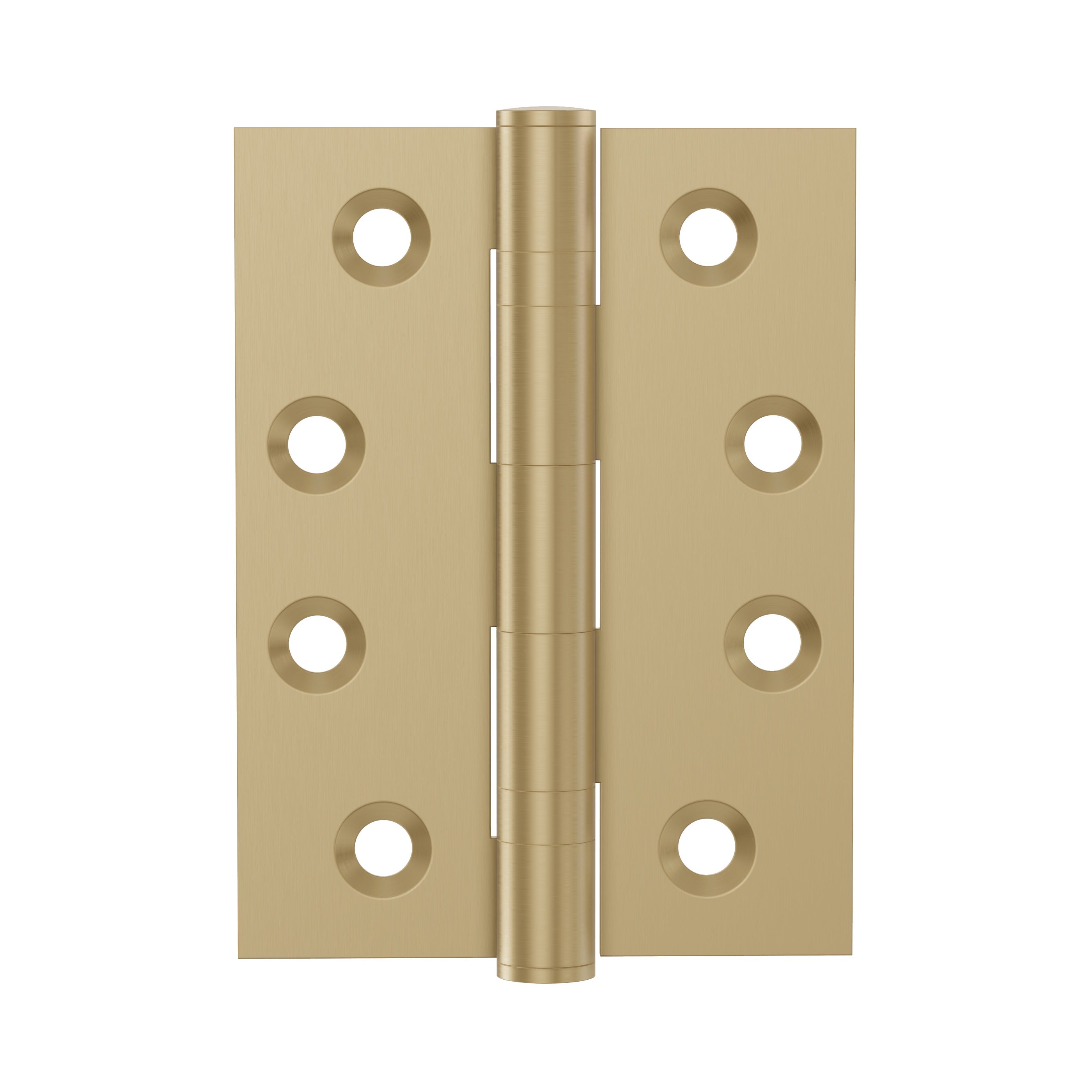 Lombardy Ball Bearing Door Hinges (Pair) – Brushed Brass