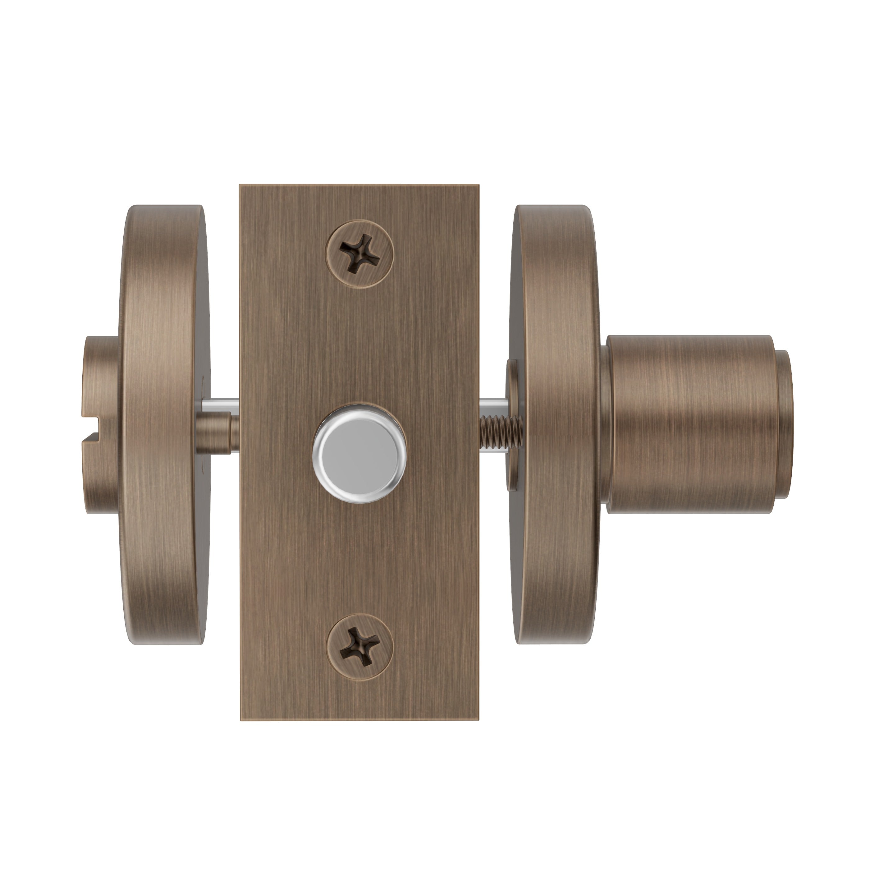 Lombardy Door Lock - Antique Brass