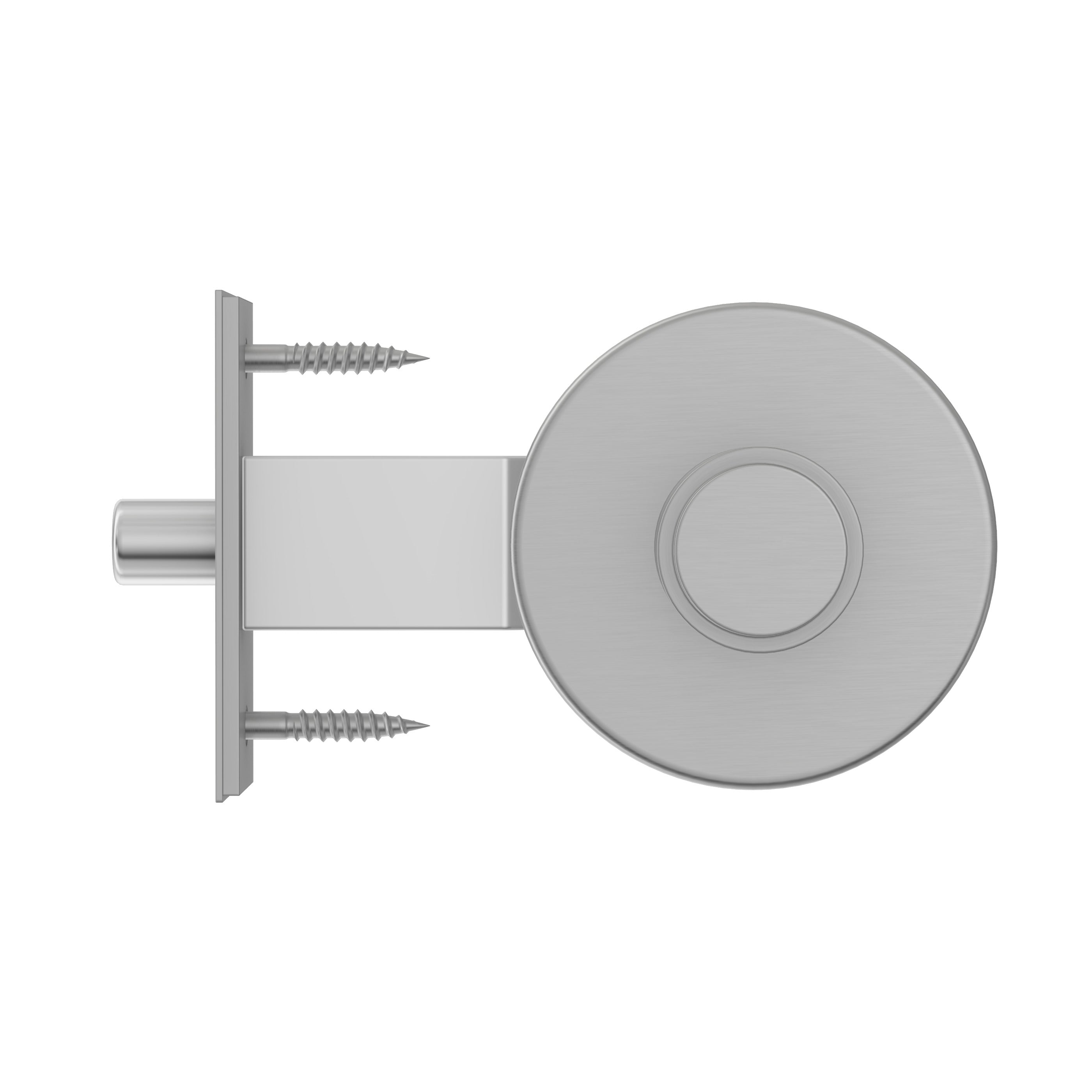 Lombardy Door Lock - Brushed Nickel