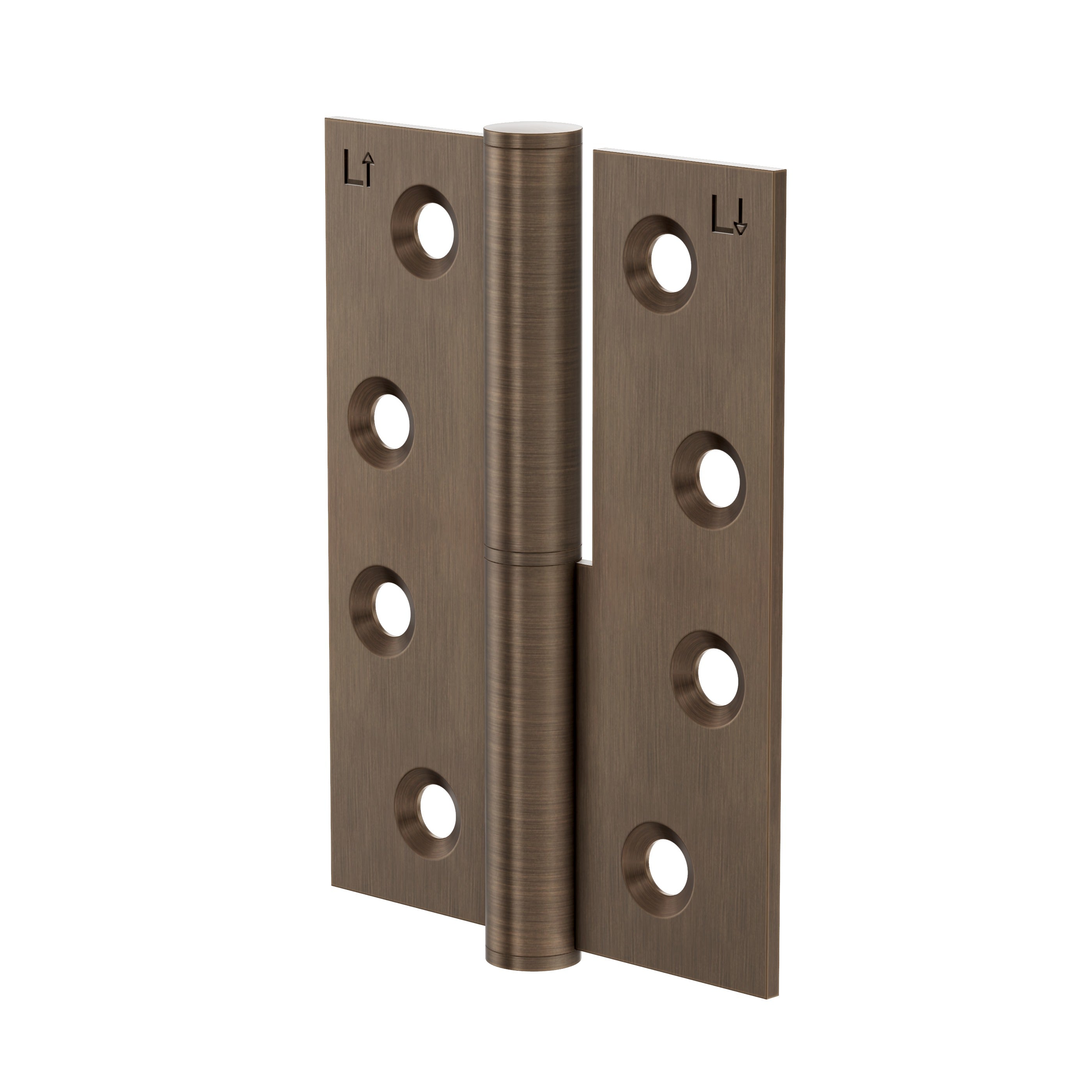 Lombardy Lift Off Left Hand Hinge (Pair) – Antique Brass