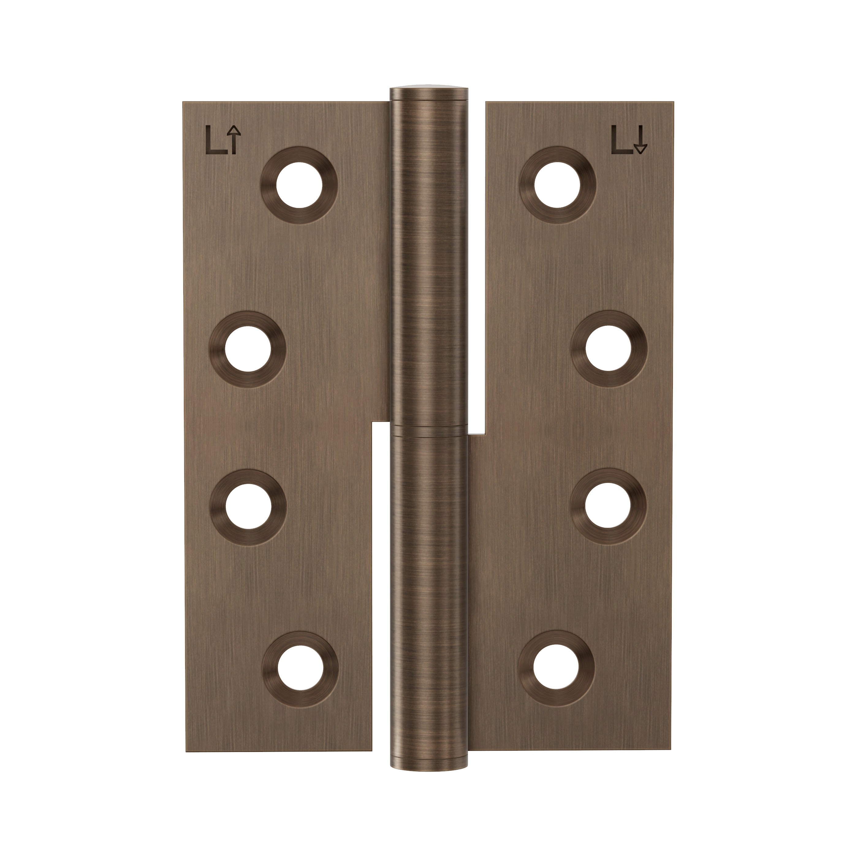 Lombardy Lift Off Left Hand Hinge (Pair) – Antique Brass