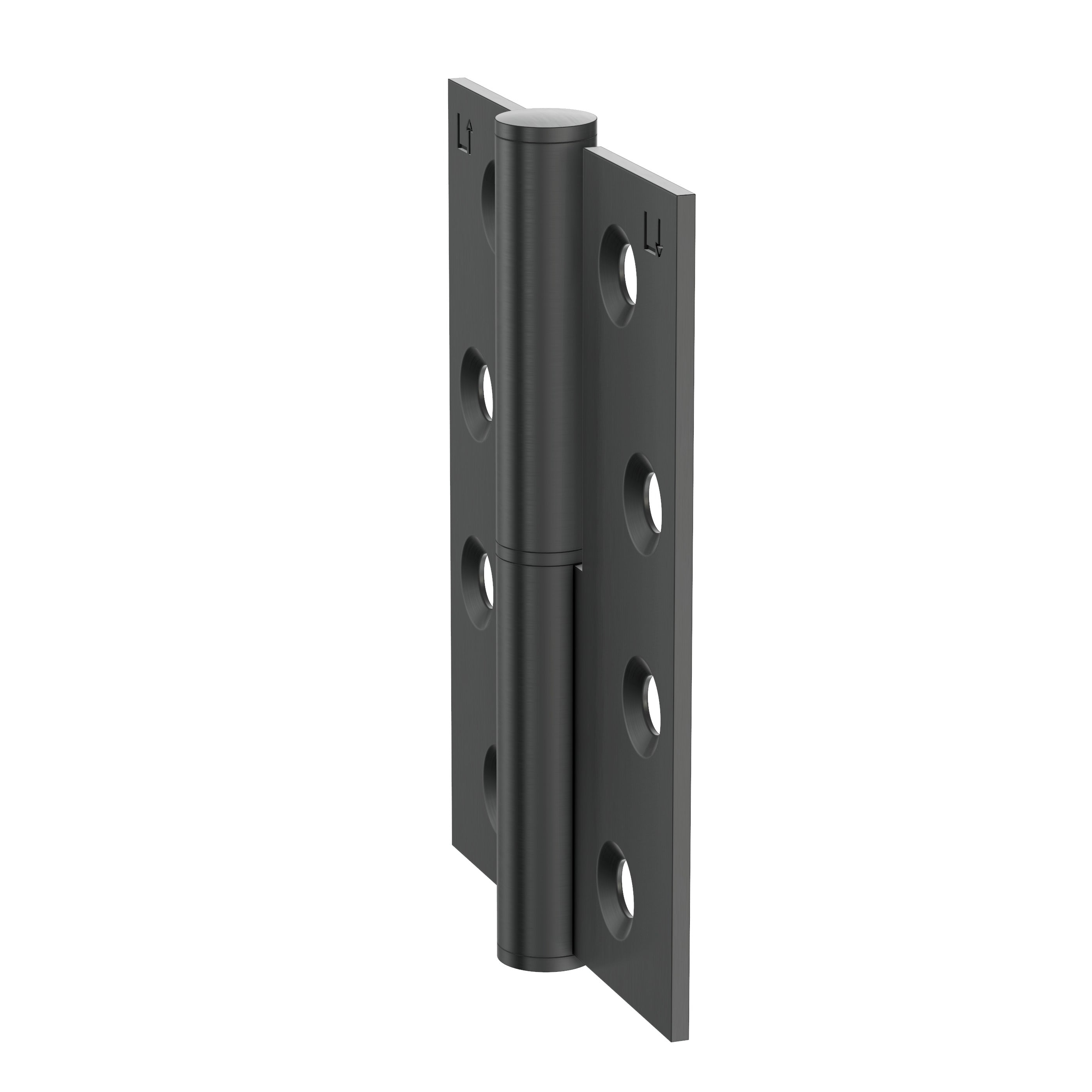 Lombardy Lift Off Left Hand Hinge (Pair) – Gun Metal Brushed