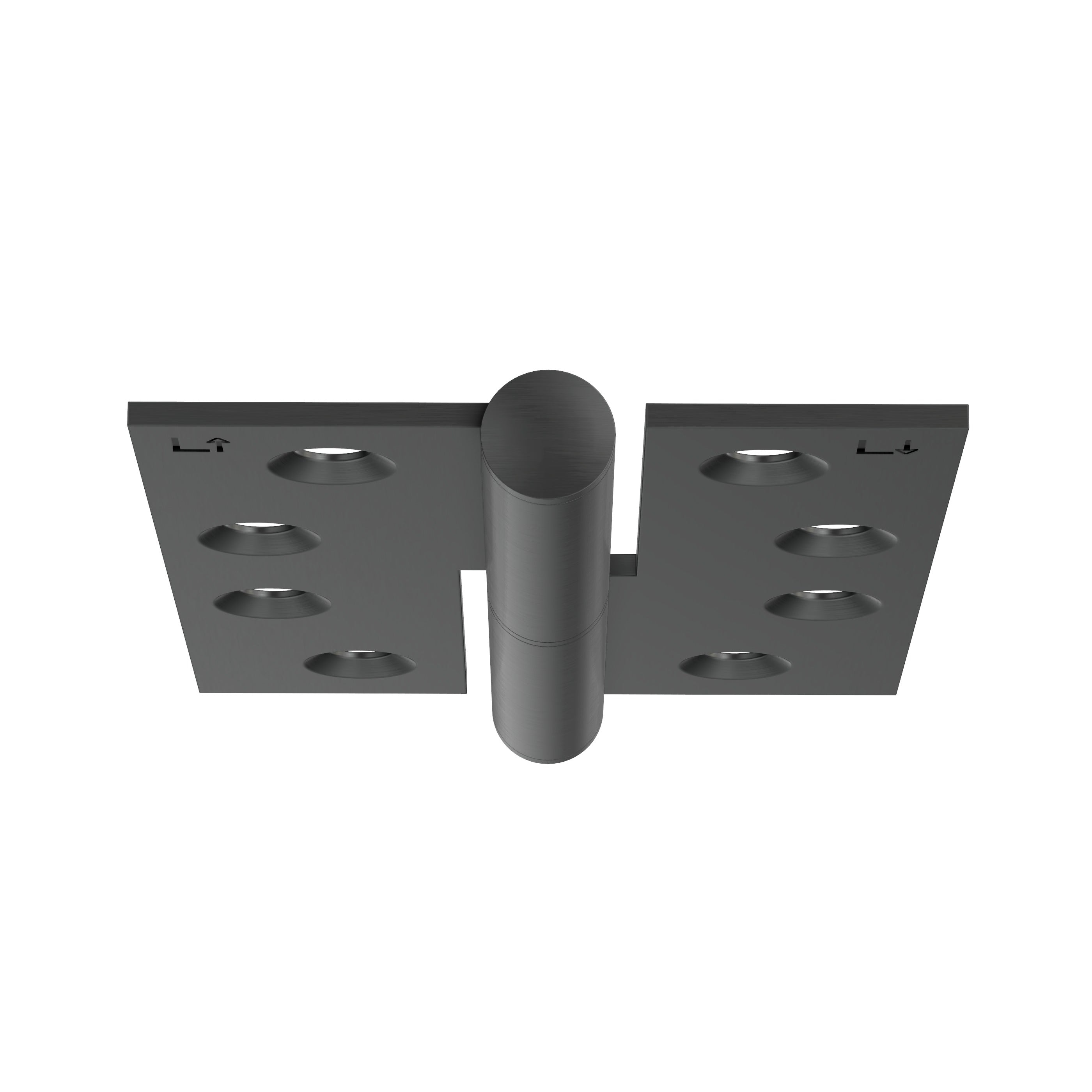 Lombardy Lift Off Left Hand Hinge (Pair) – Gun Metal Brushed