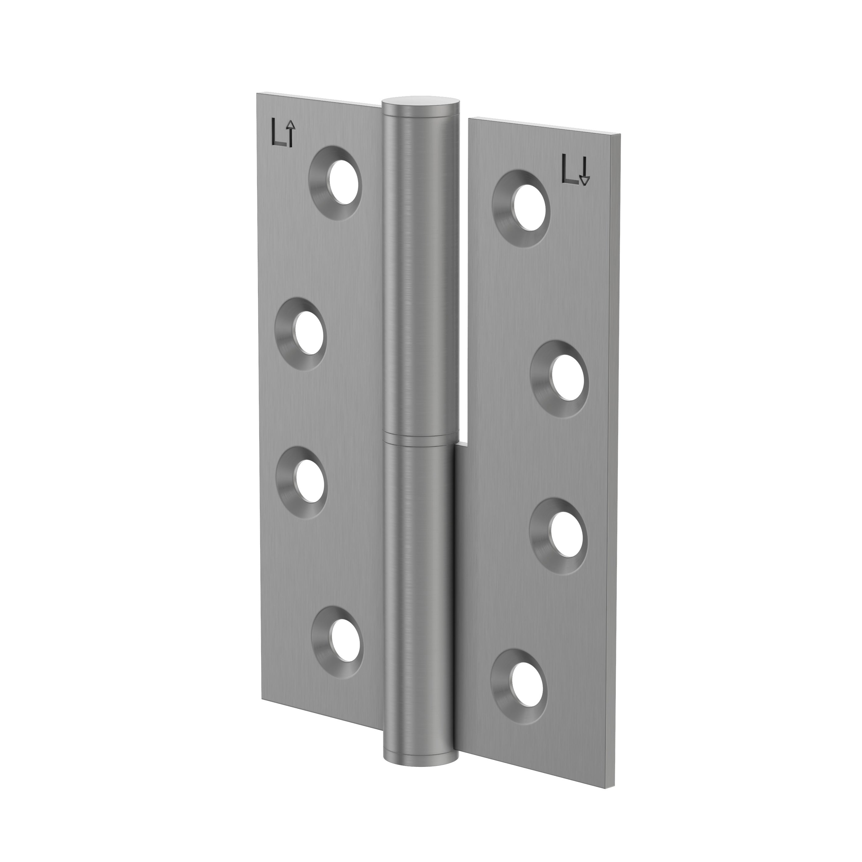 Lombardy Lift Off Left Hand Hinge (Pair) – Brushed Nickel