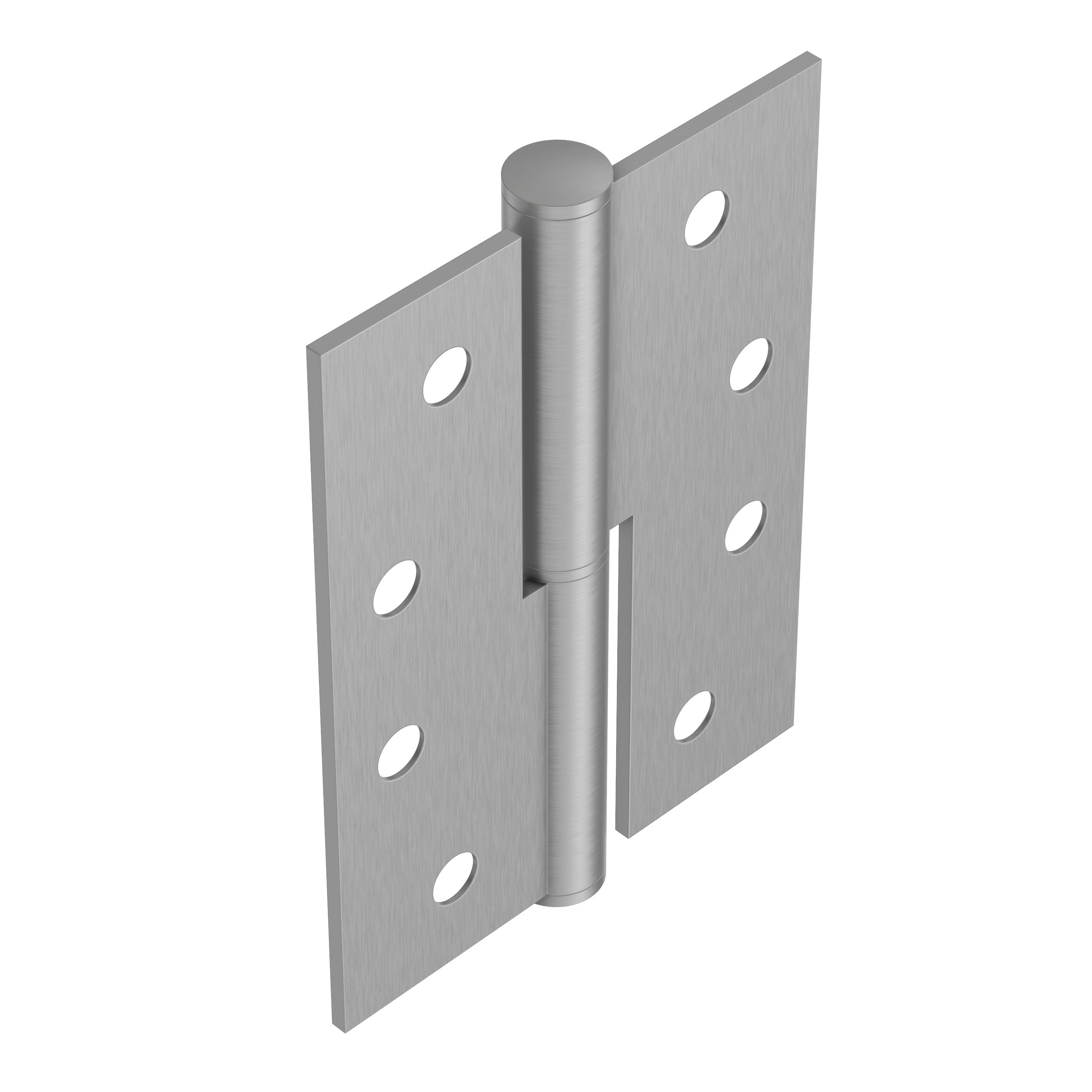 Lombardy Lift Off Left Hand Hinge (Pair) – Brushed Nickel