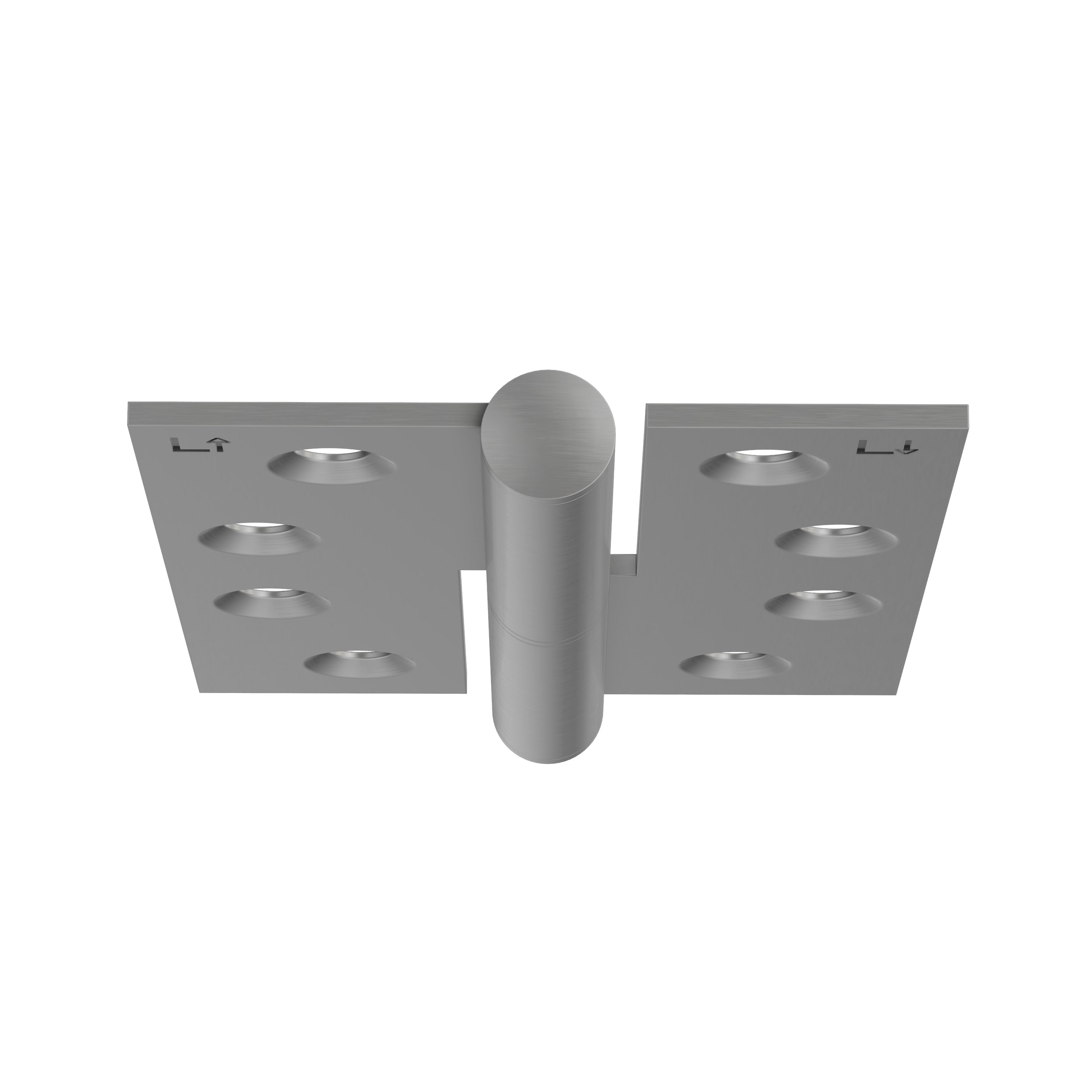Lombardy Lift Off Left Hand Hinge (Pair) – Brushed Nickel