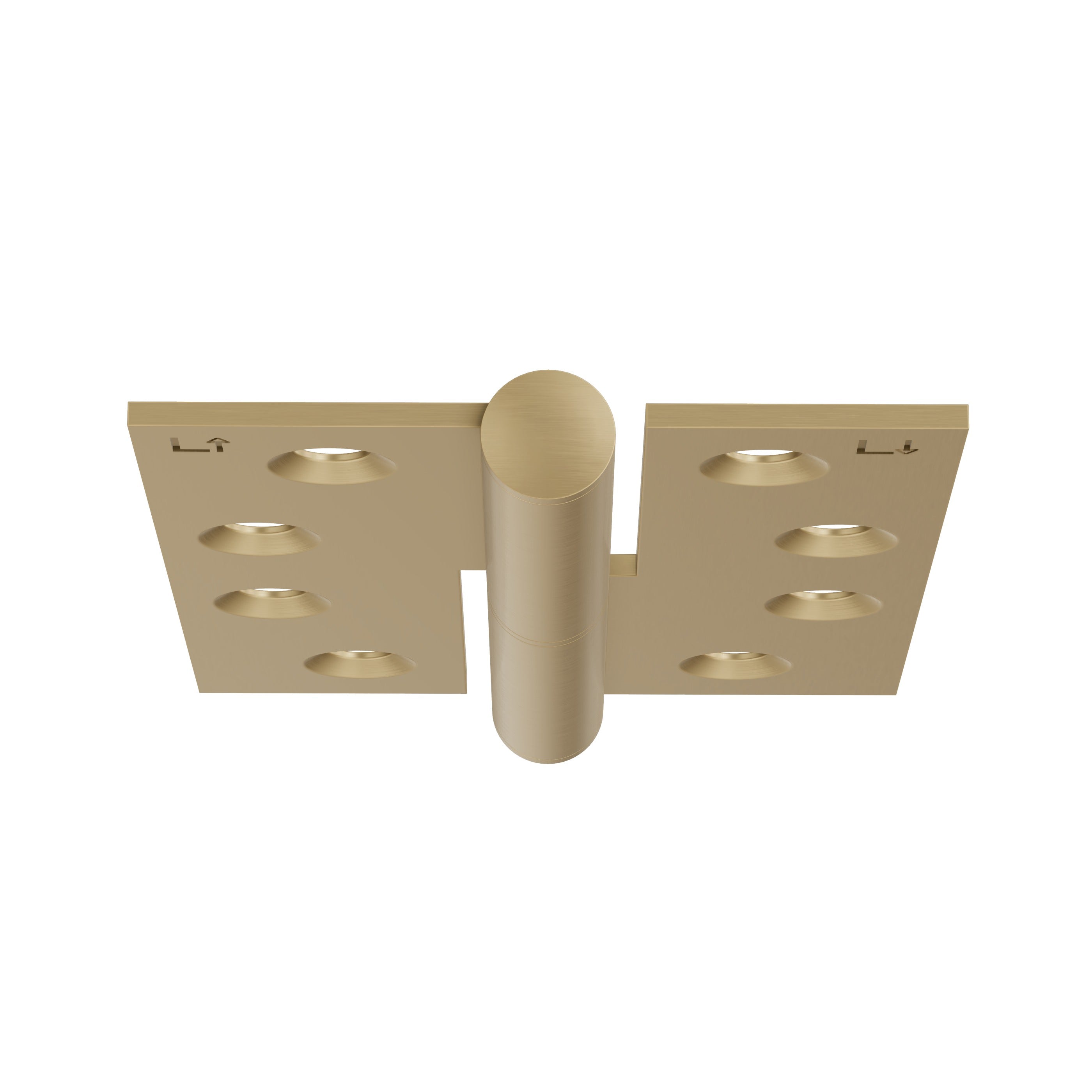 Lombardy Lift Off Left Hand Hinge (Pair) – Brushed Brass