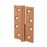 Lombardy Lift Off Left Hand Hinge (Pair) – Brushed Copper