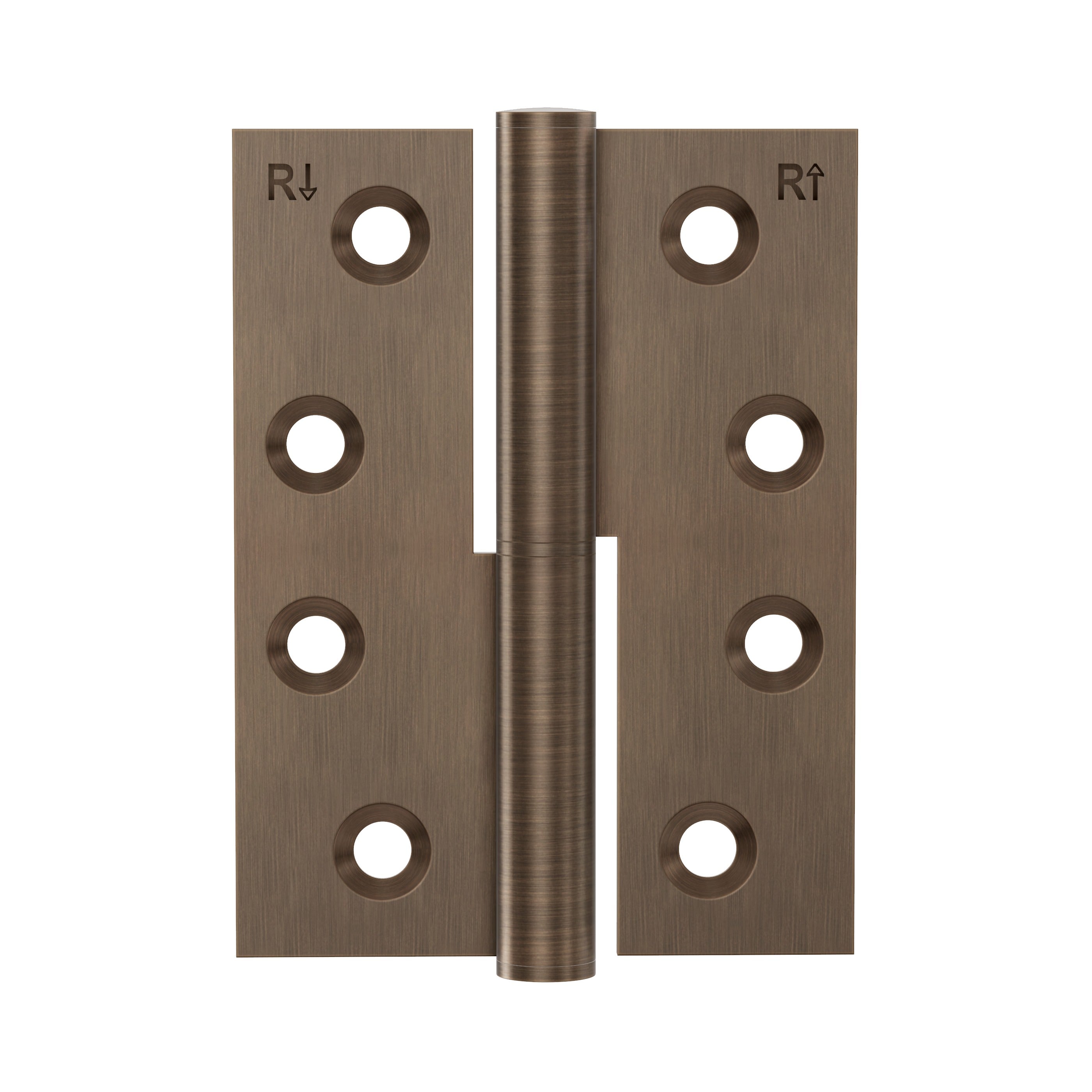 Lombardy Lift Off Right Hand Hinge (Pair) – Antique Brass