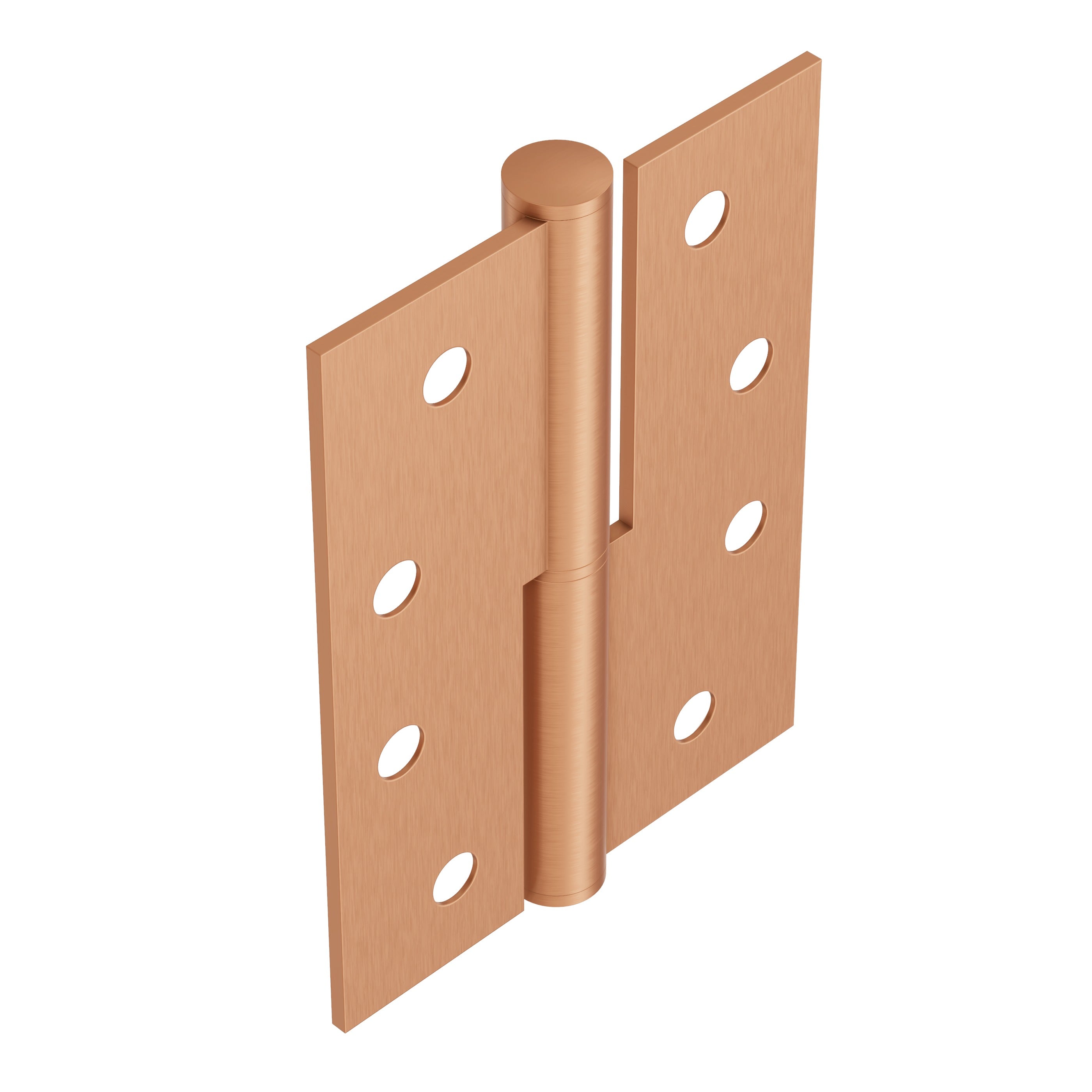 Lombardy Lift Off Right Hand Hinge (Pair) – Brushed Copper