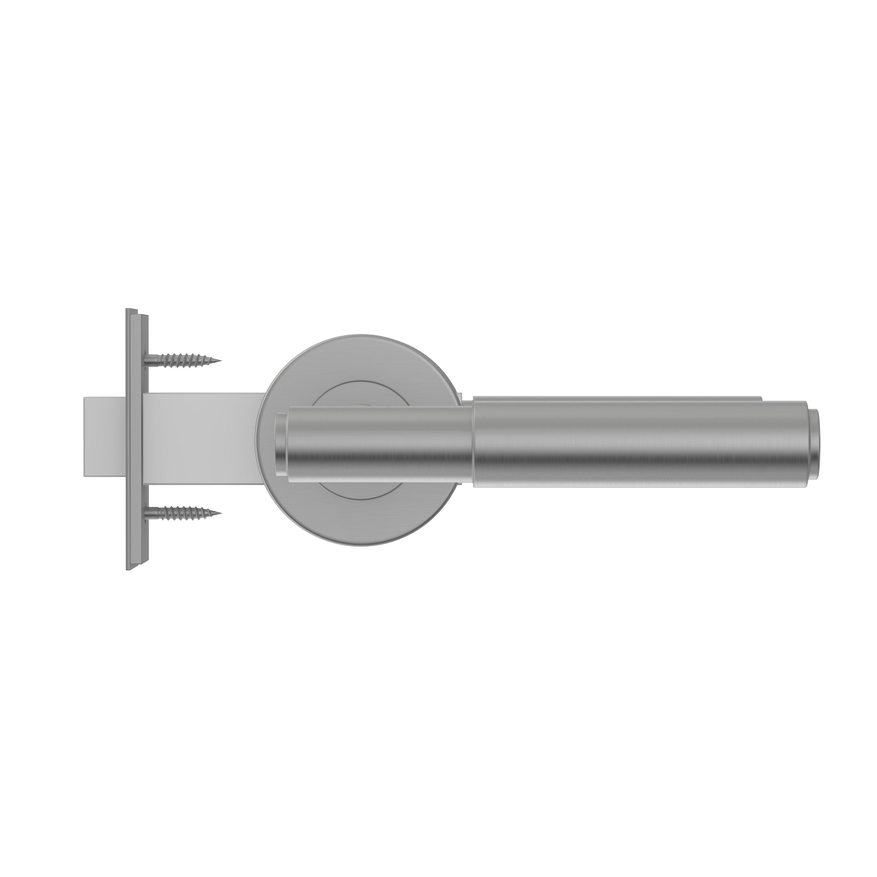 Lombardy Passage Door Handle - Brushed Nickel