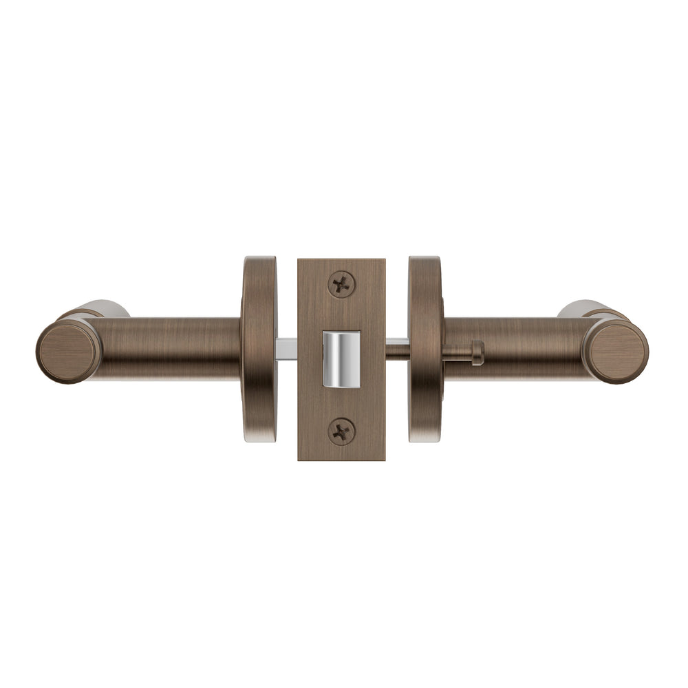 Lombardy Privacy Door Handle - Antique Brass