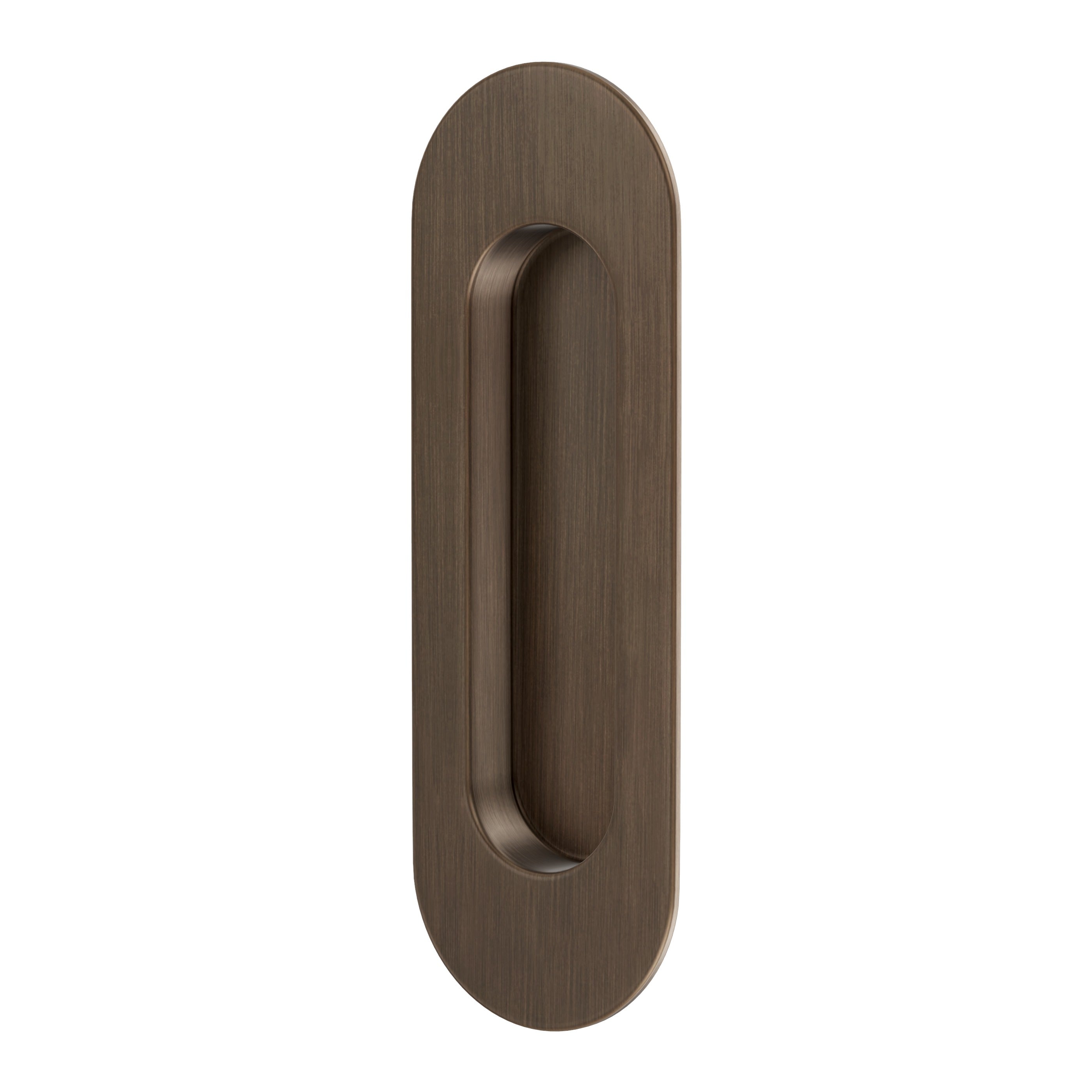 Lombardy Sliding Door Flush Pull – Antique Brass