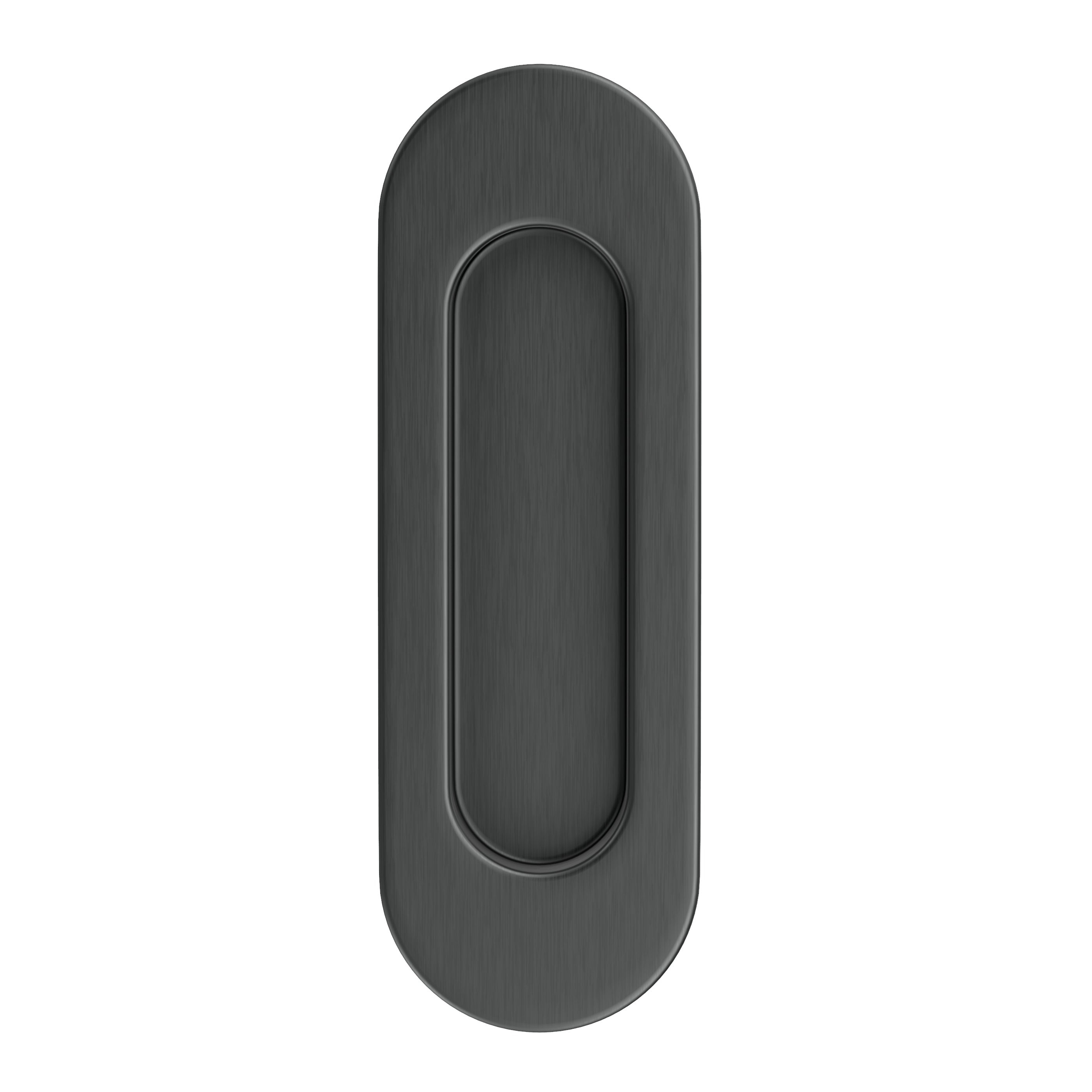Lombardy Sliding Door Flush Pull – Gun Metal Brushed
