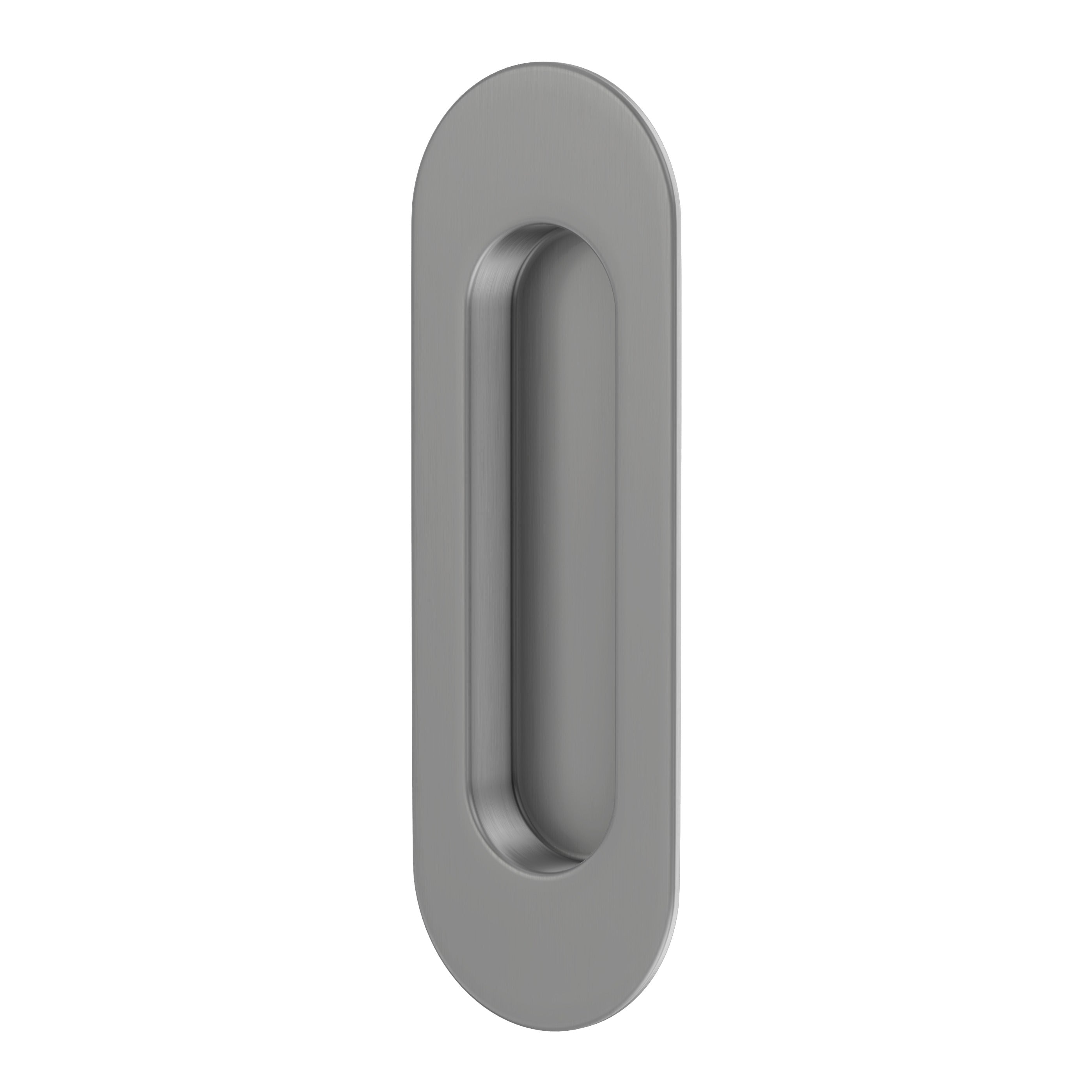 Lombardy Sliding Door Flush Pull – Brushed Nickel