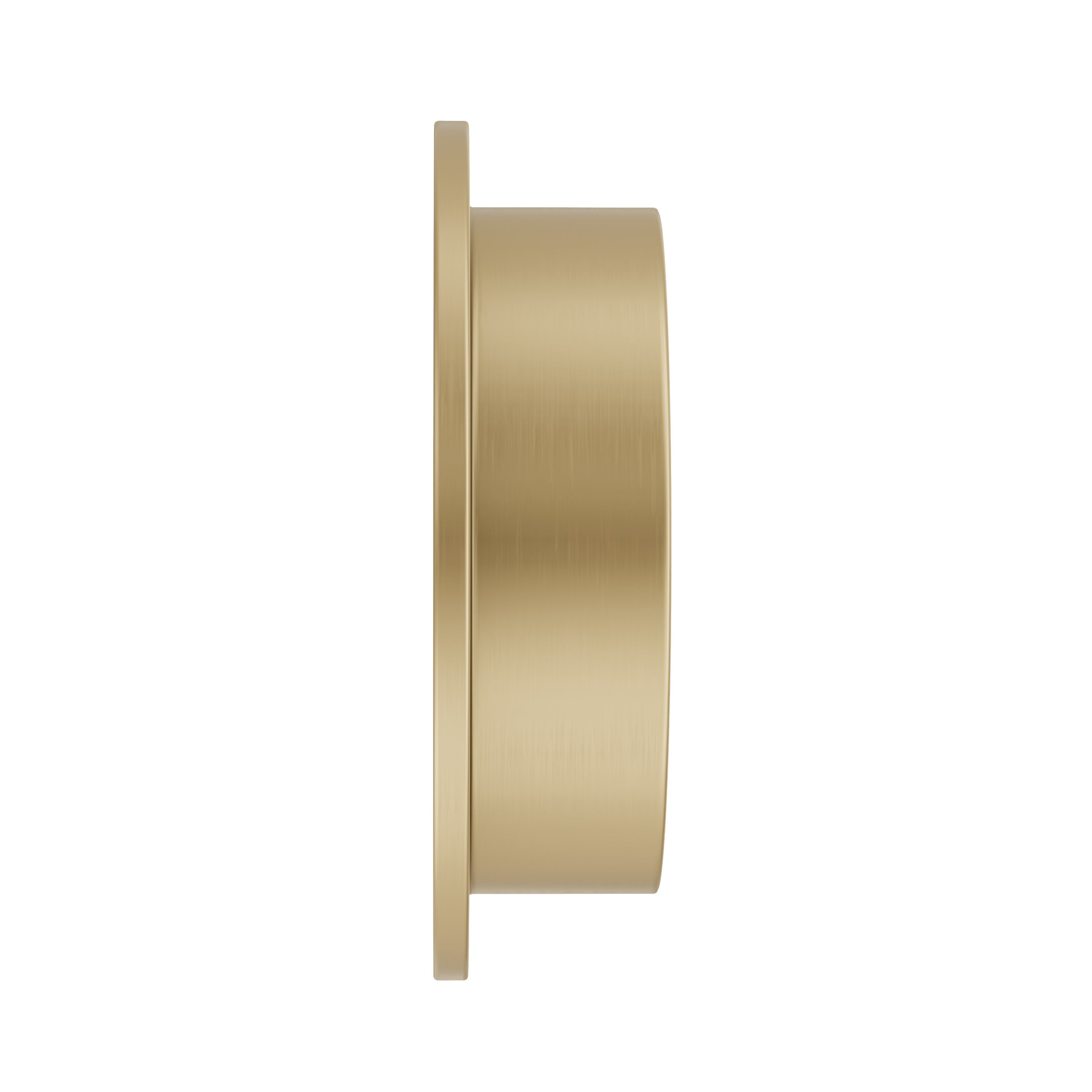 Lombardy Sliding Door Round Flush Pull – Brushed Brass
