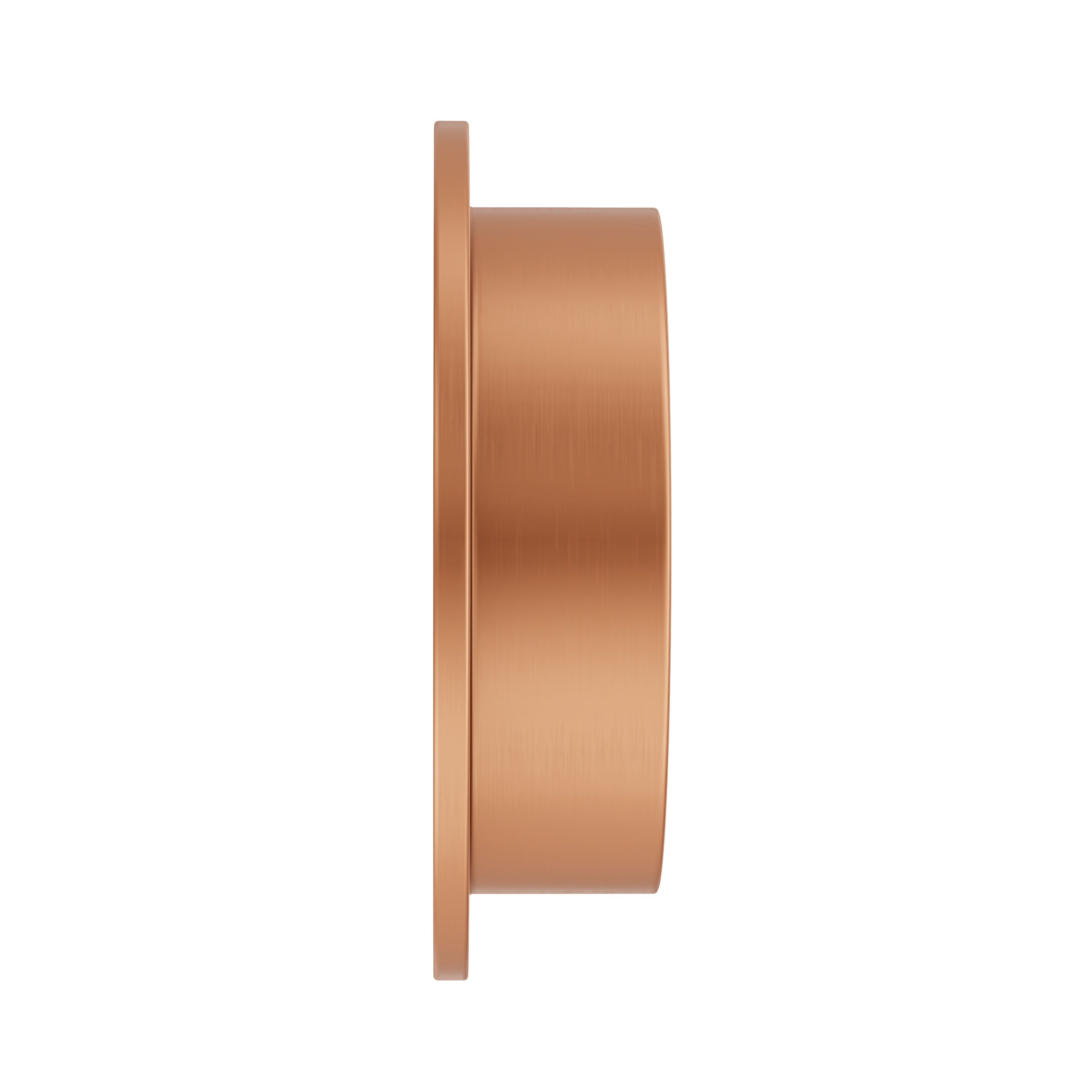 Lombardy Sliding Door Round Flush Pull – Brushed Copper