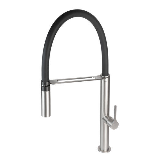 Sereno Pull Down Kitchen Mixer Tap - Brushed Nickel