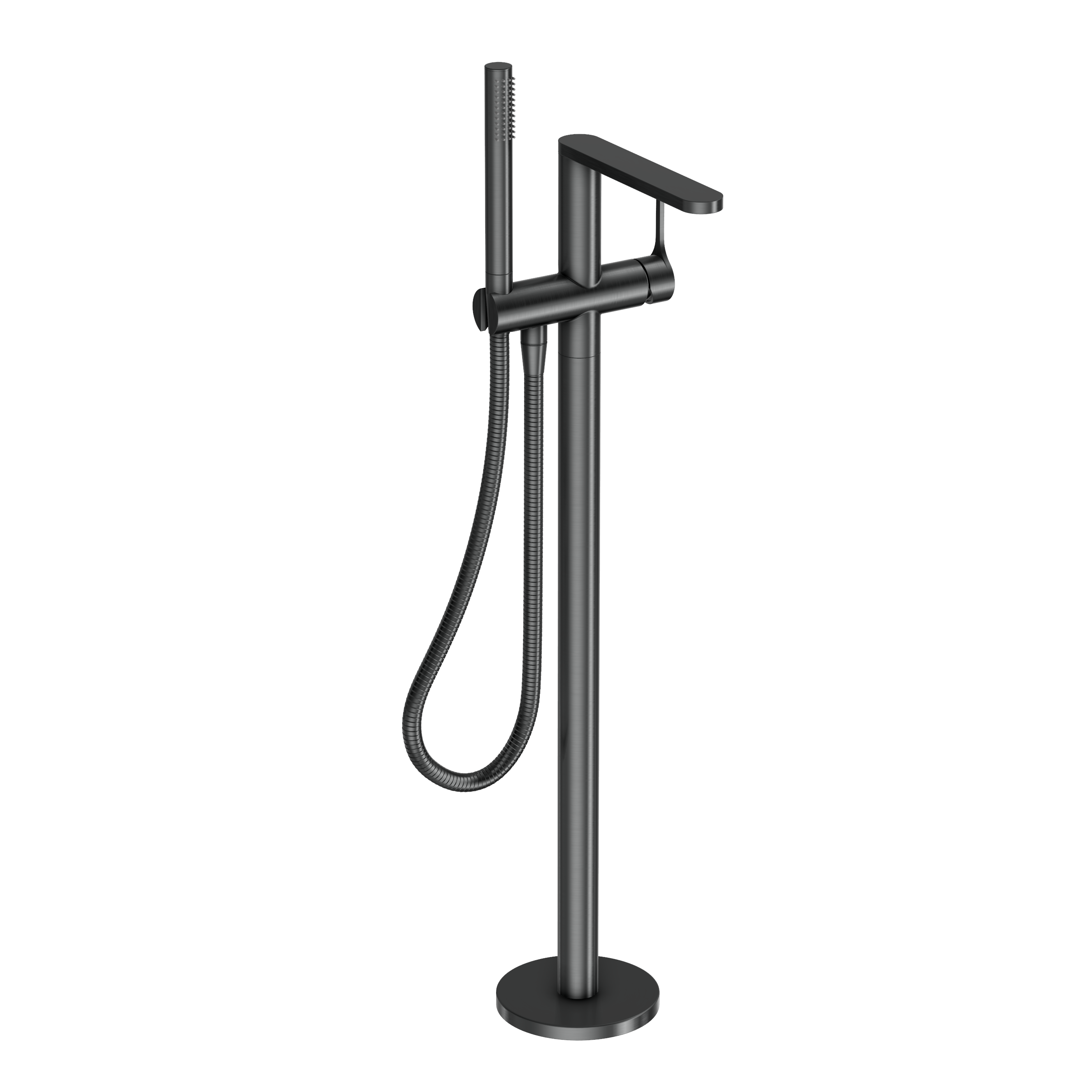 Sereno Bath Filler with Hand Shower - Gun Metal Brushed