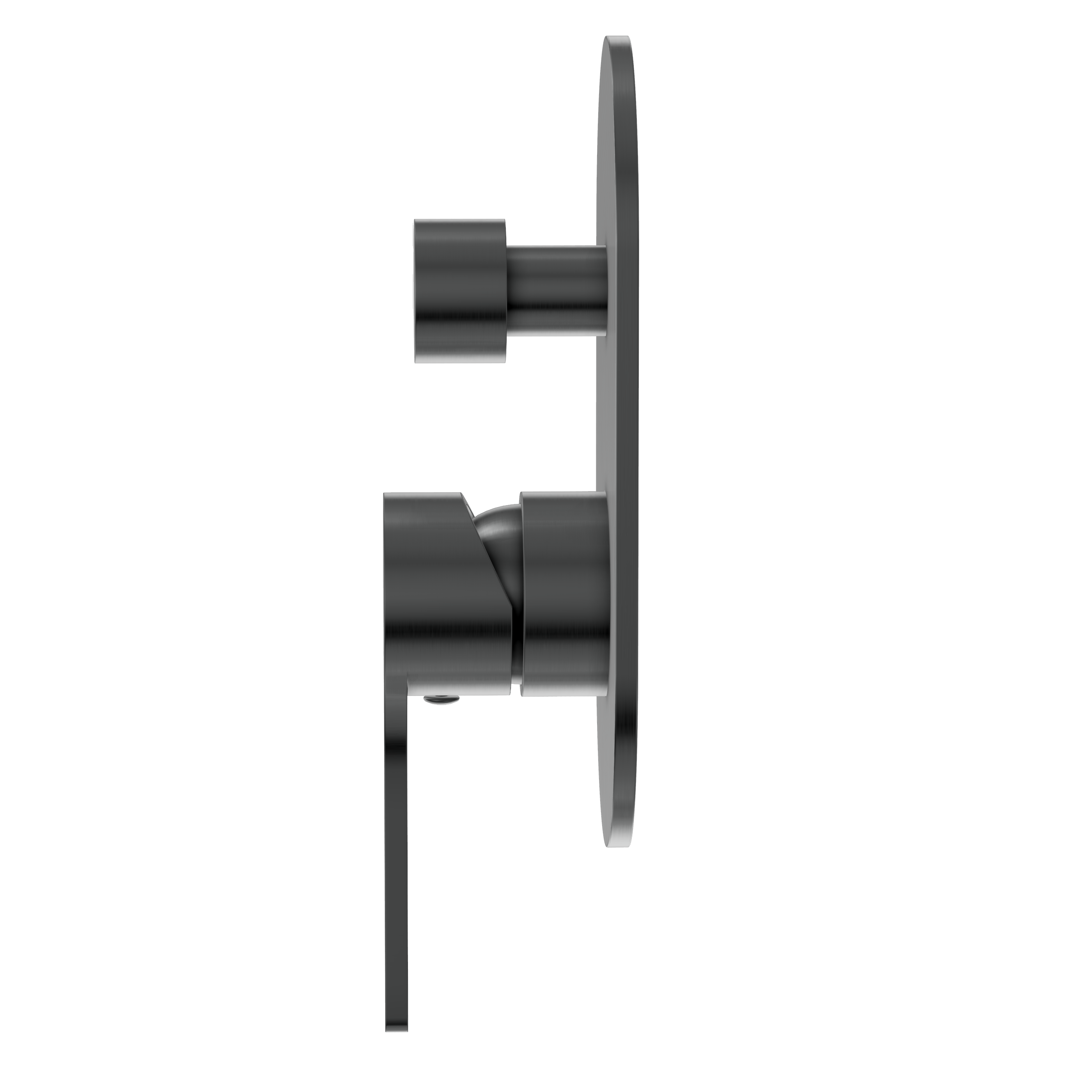 Sereno Concealed Diverter Wall Mixer - Gun Metal Brushed