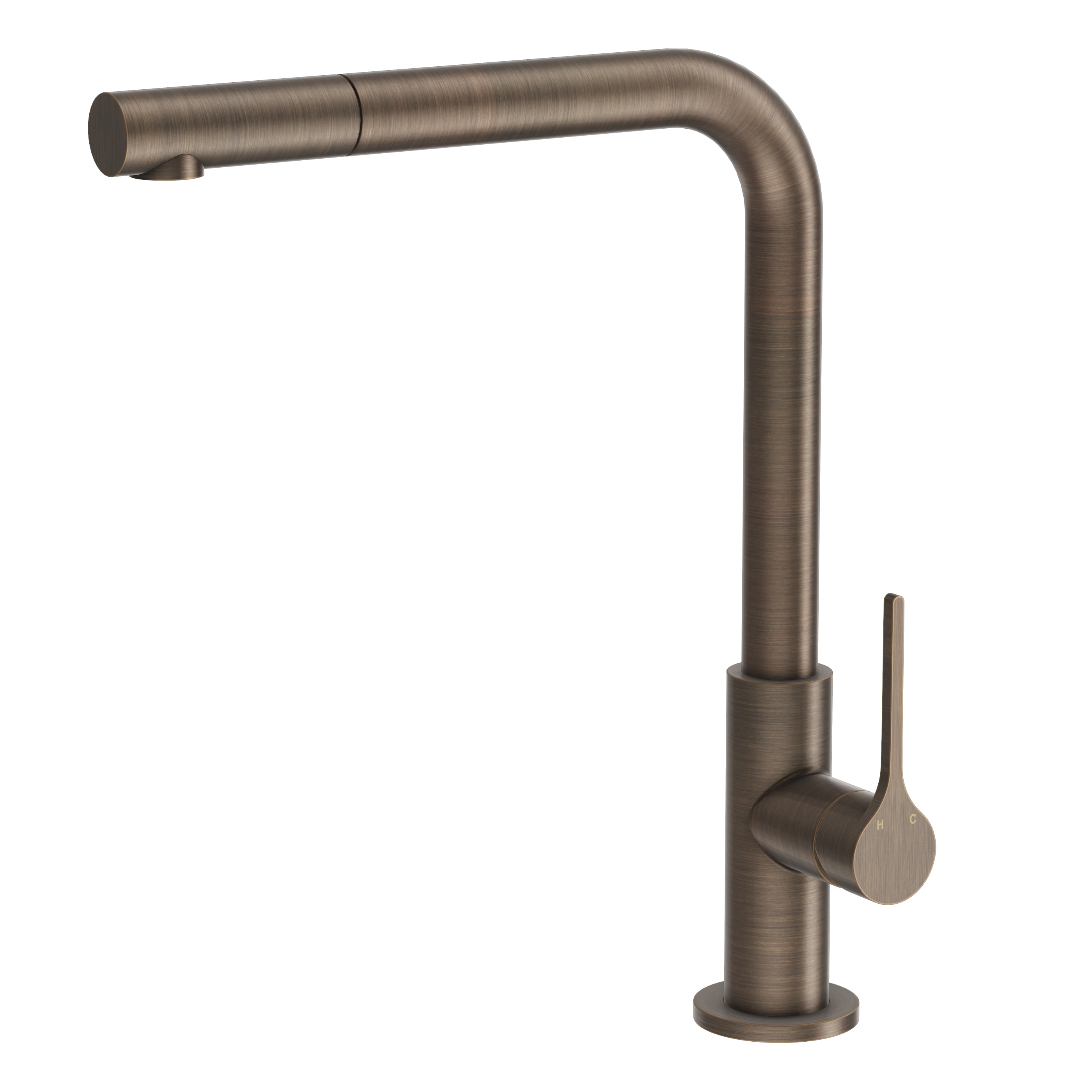 Sereno Laundry Pull Out Mixer - Antique Brass