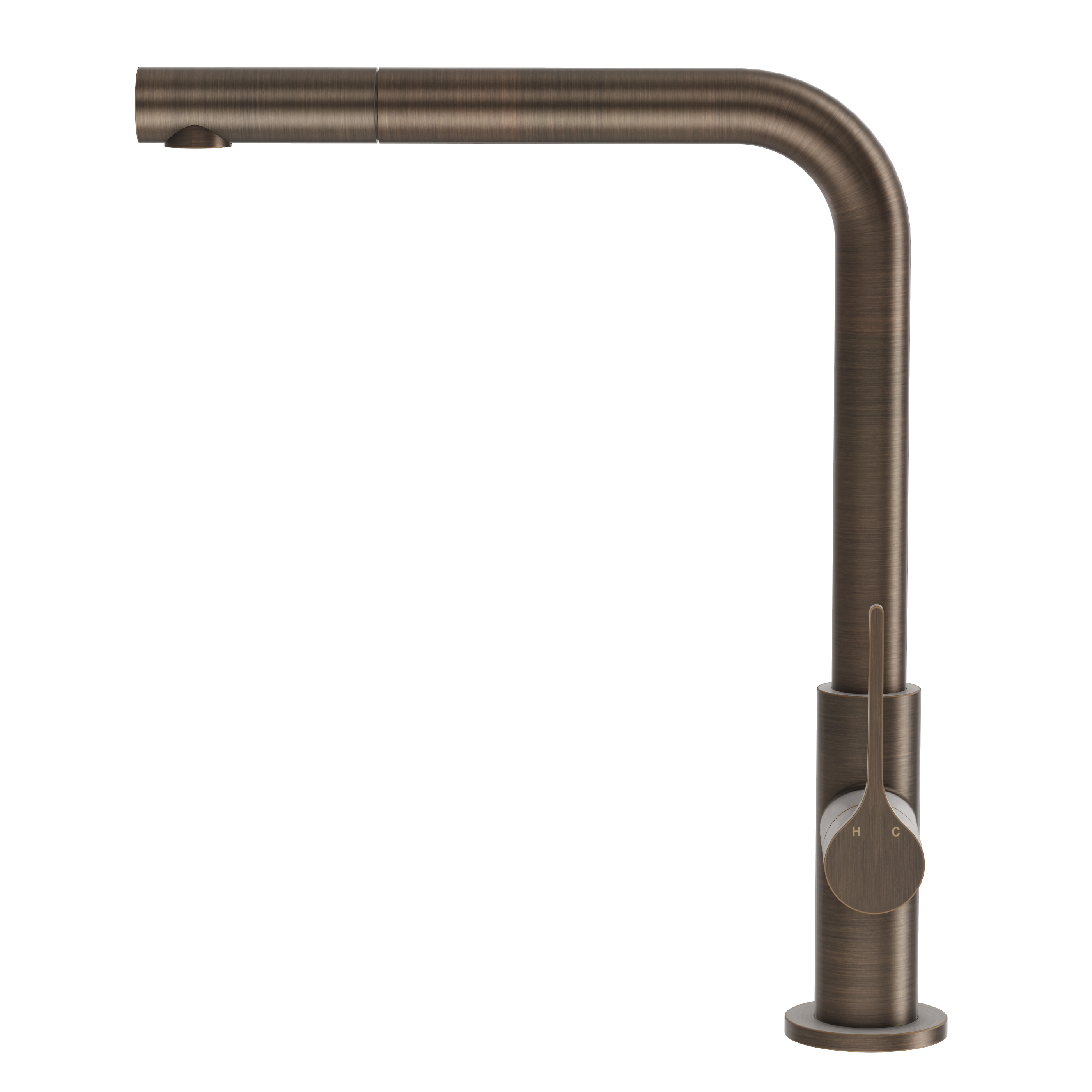 Sereno Laundry Pull Out Mixer - Antique Brass
