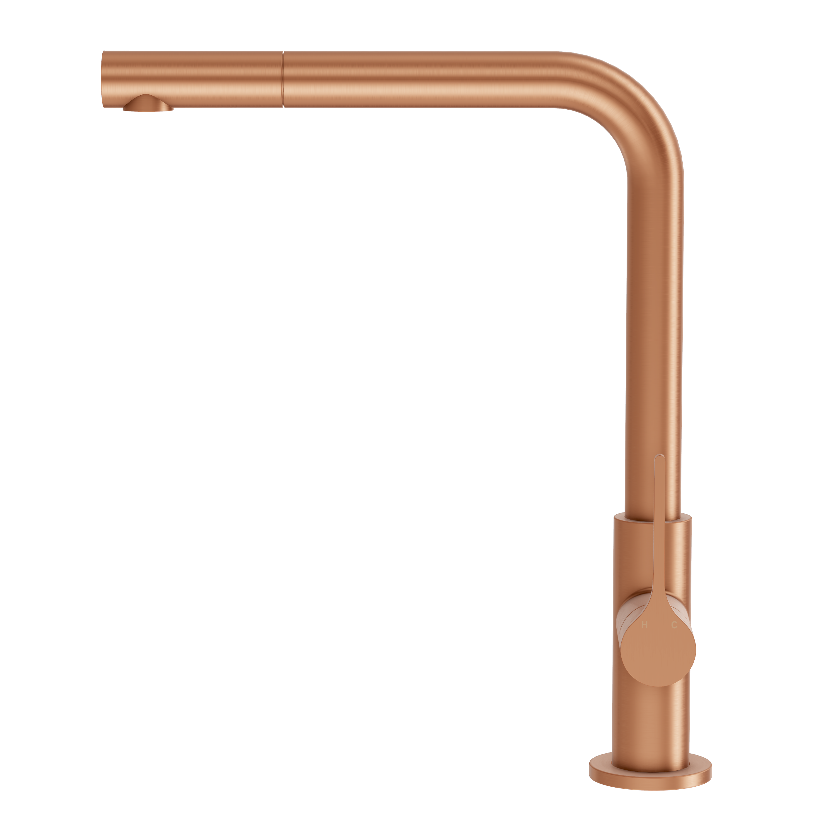 Sereno Laundry Pull Out Mixer - Brushed Copper