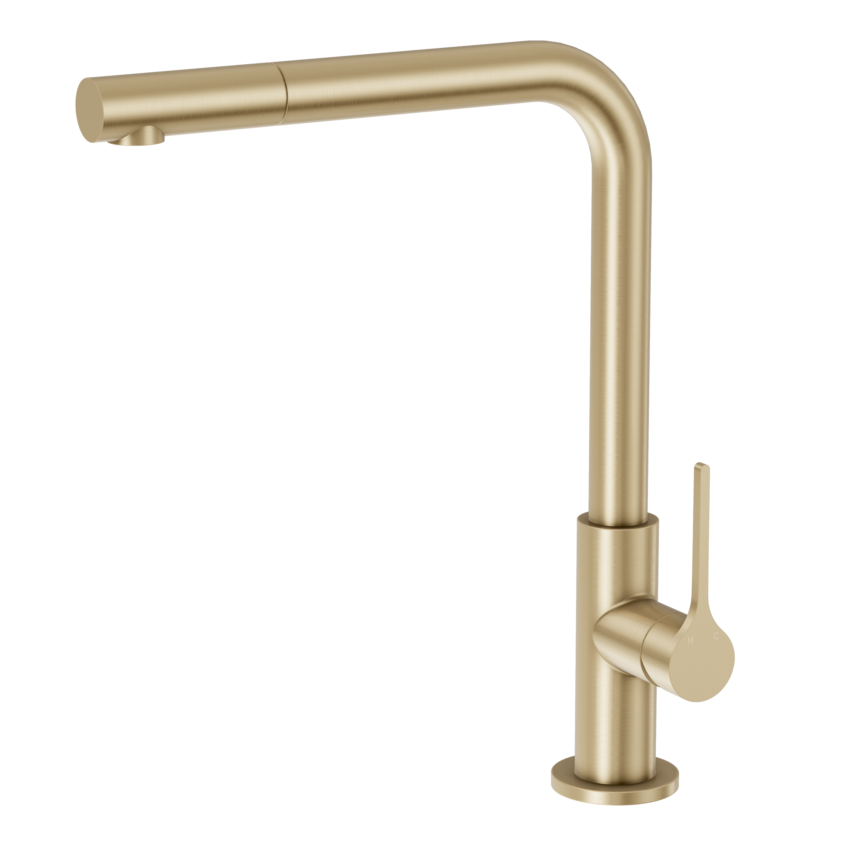Sereno Laundry Pull Out Mixer - Brushed Brass